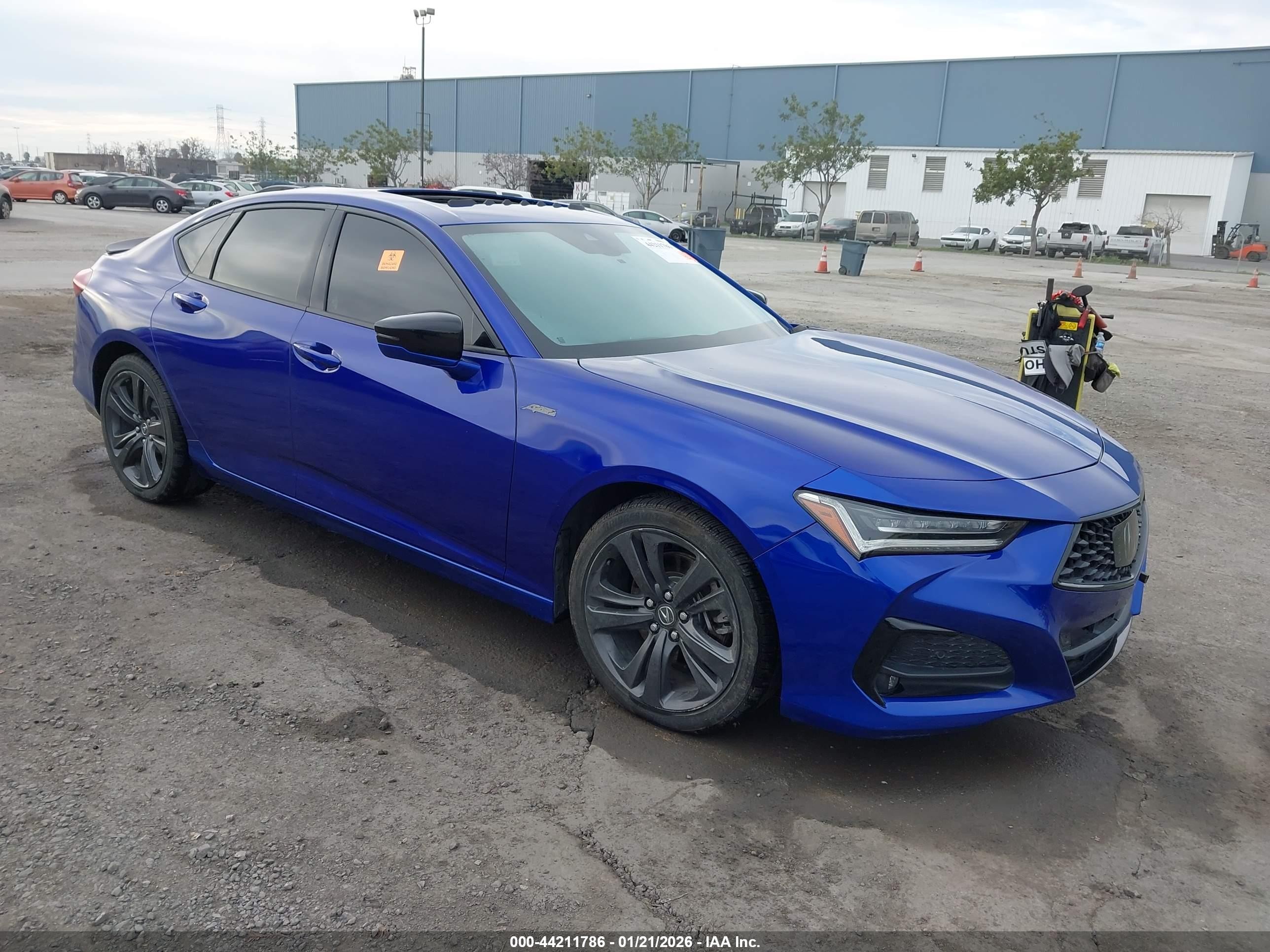 2021 Acura TLX w/A-Spec Package, VIN 19UUB6F55MA000532 — Крыша