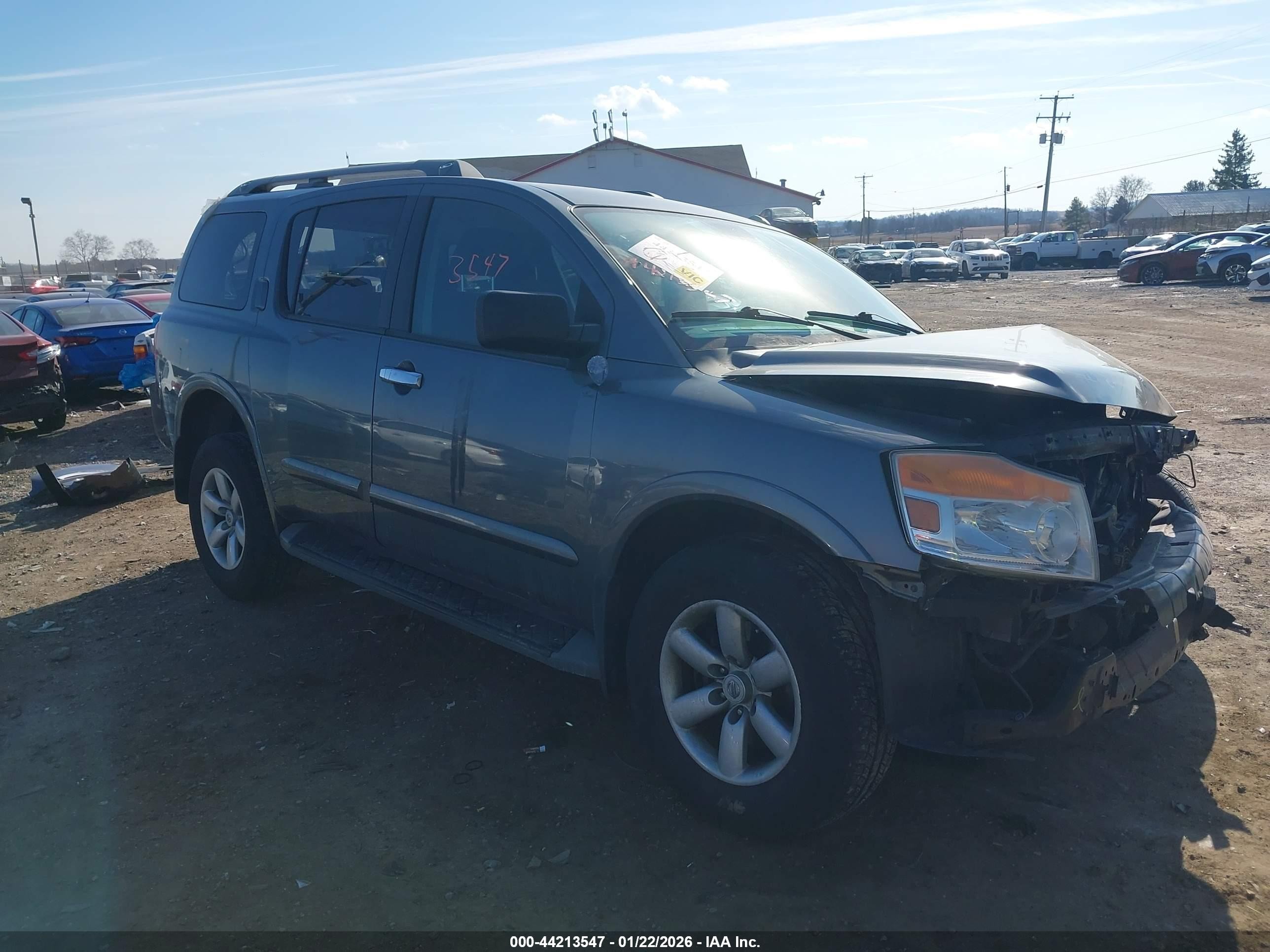 2015 Nissan Armada SV, VIN 5N1AA0NC5FN611461 — Front end