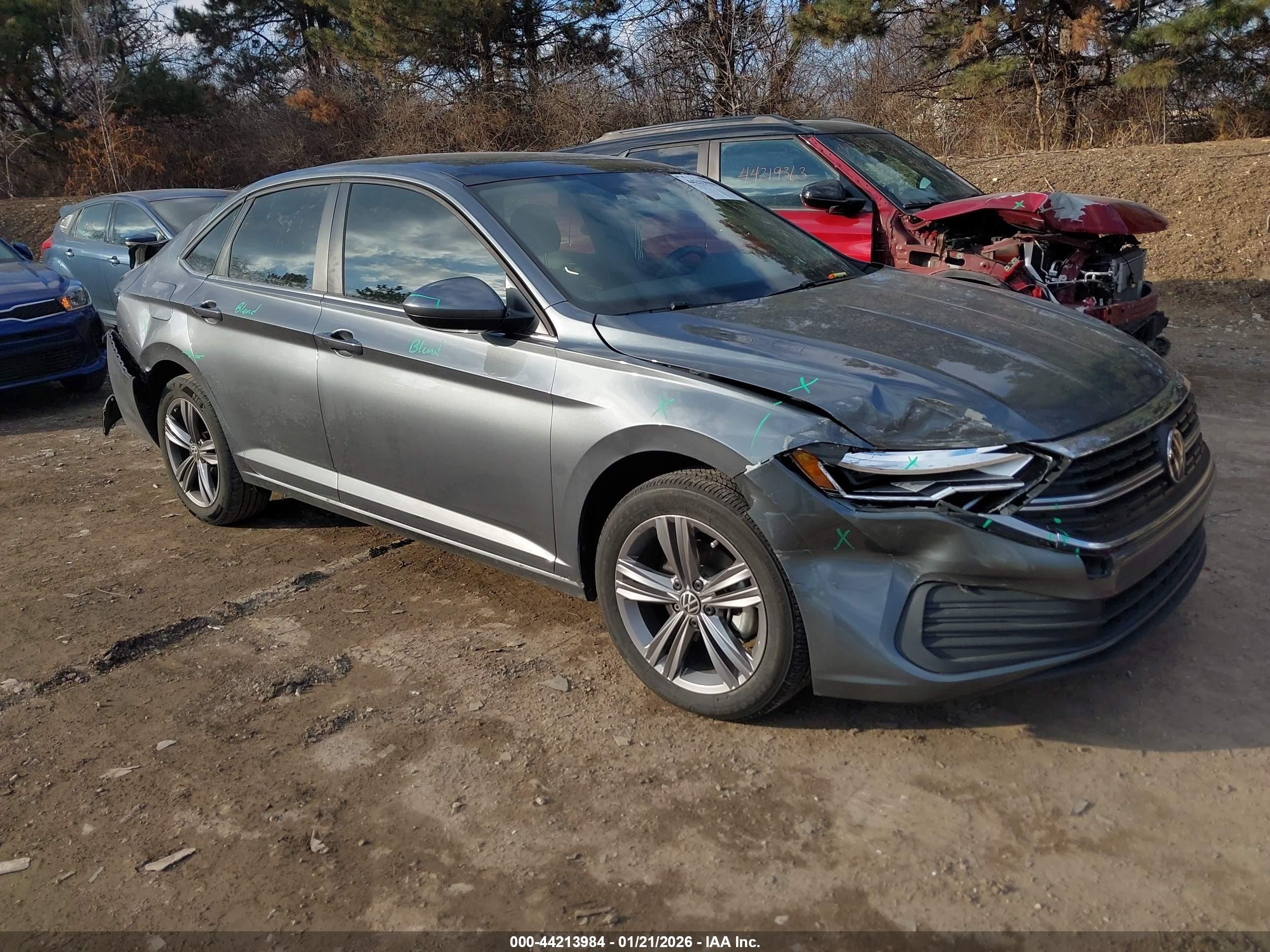 2023 Volkswagen Jetta SE, VIN 3VW7M7BU8PM044554 — Rear end