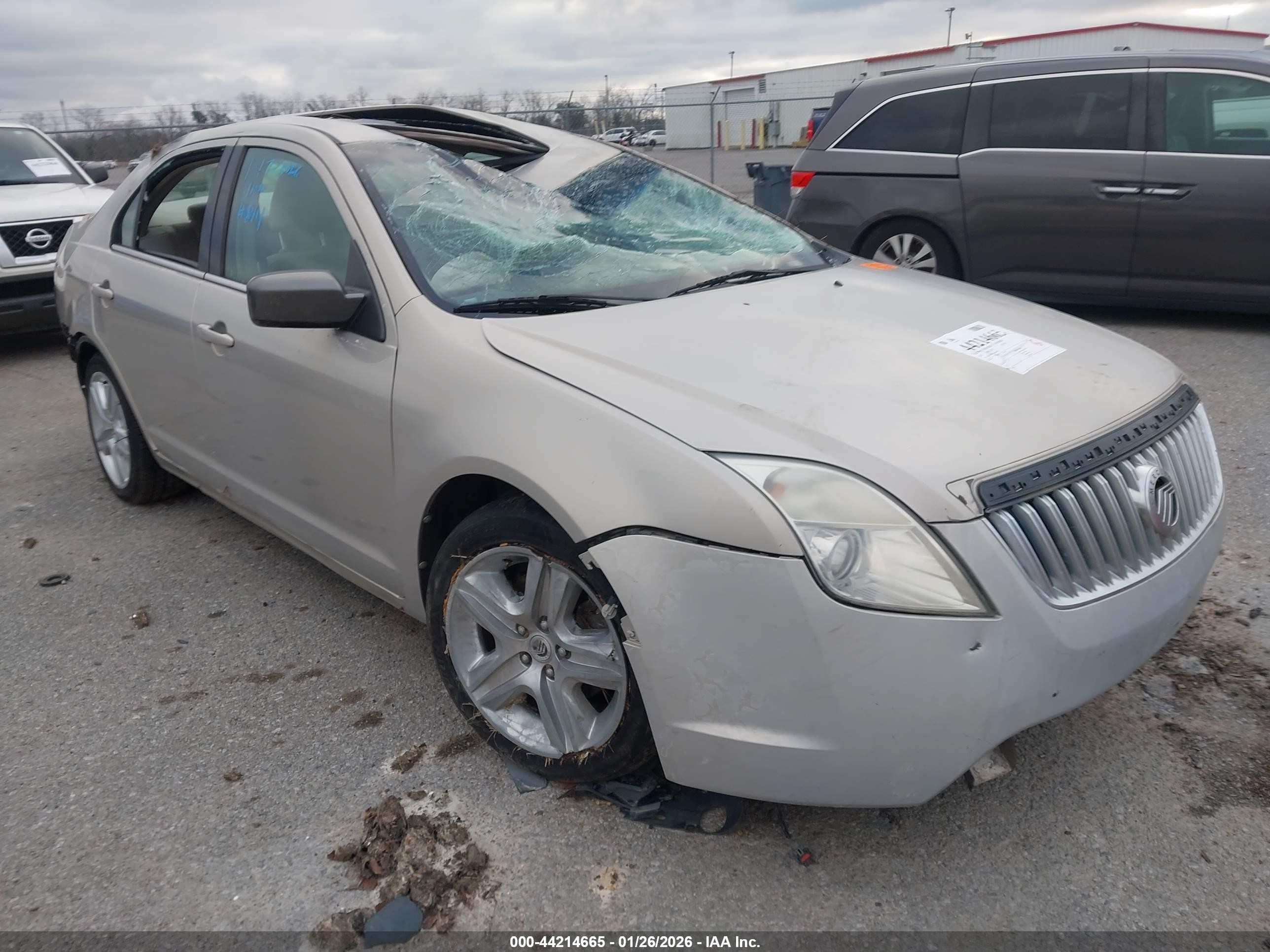 2010 Mercury Milan, VIN 3MEHM0HA4AR603781 — Rollover