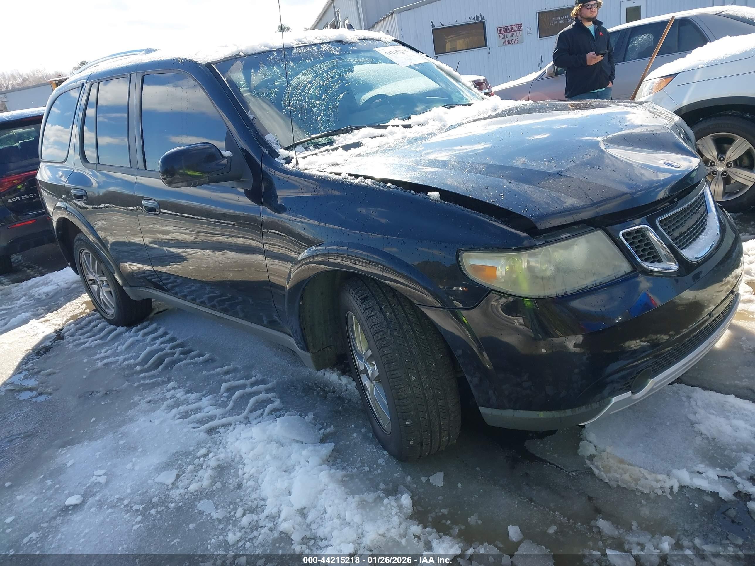 2008 Saab 9-7X 4.2i, VIN 5S3ET13S382804464 — Перед