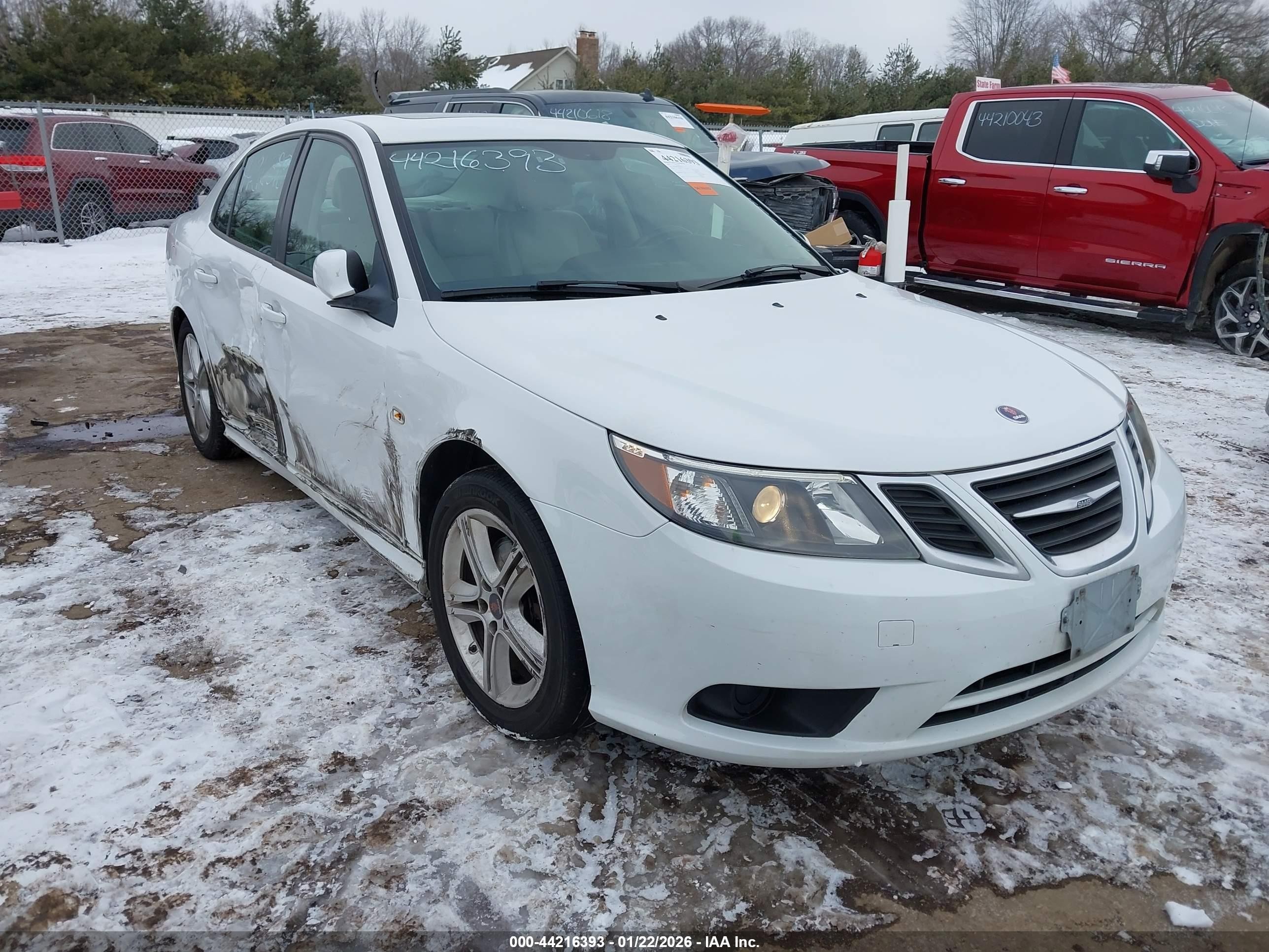 2011 Saab 9-3, VIN YS3FA4BY1B1300301 — Side