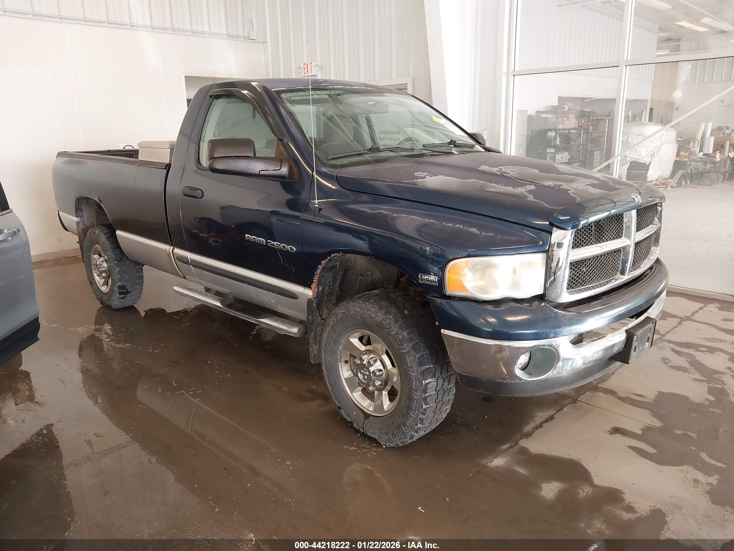 2003 Dodge 2500 ST, VIN 3D7KU26D23G718531 — Side