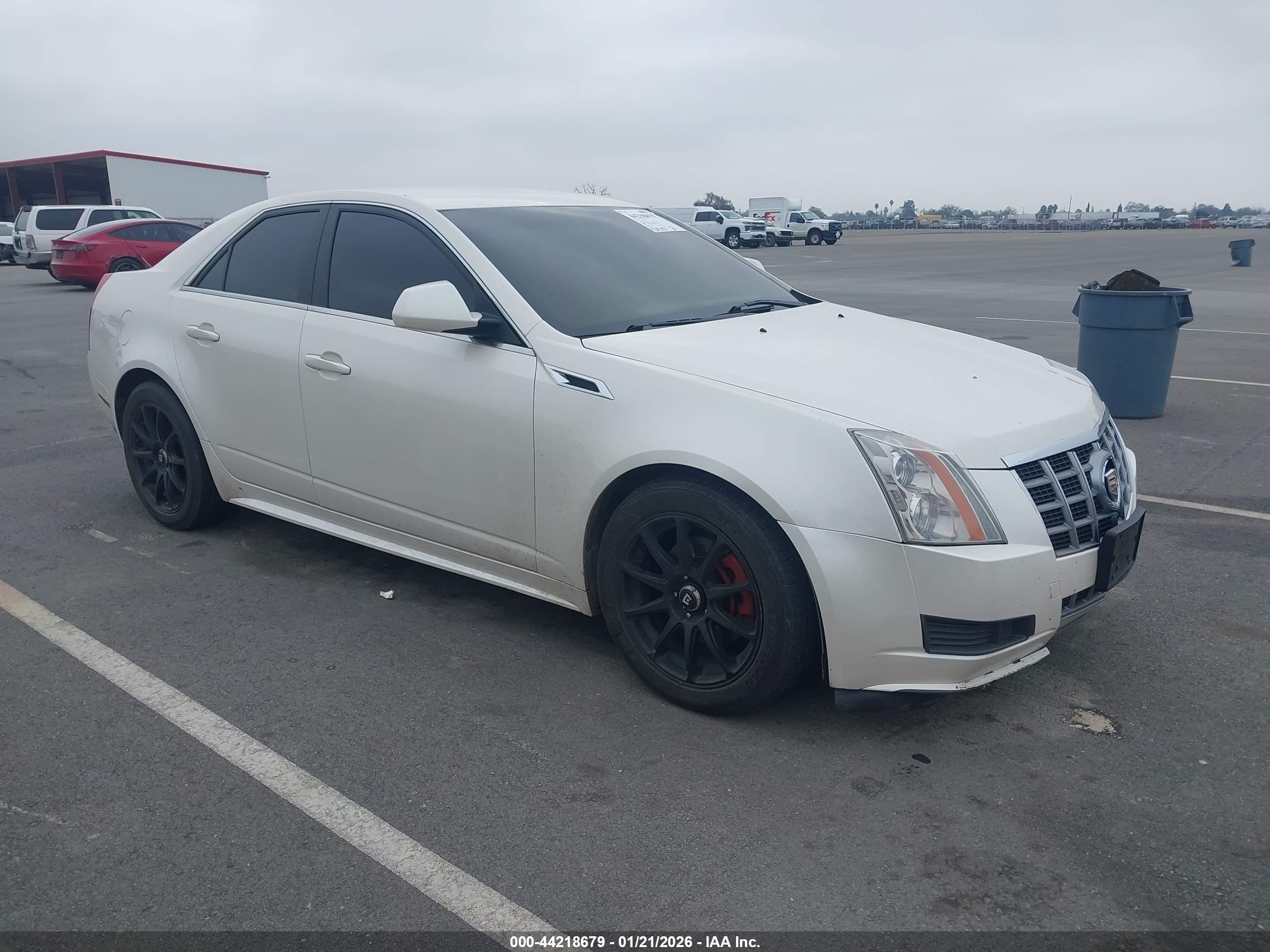2012 Cadillac CTS, VIN 1G6DC5E53C0121431 — Interior fire
