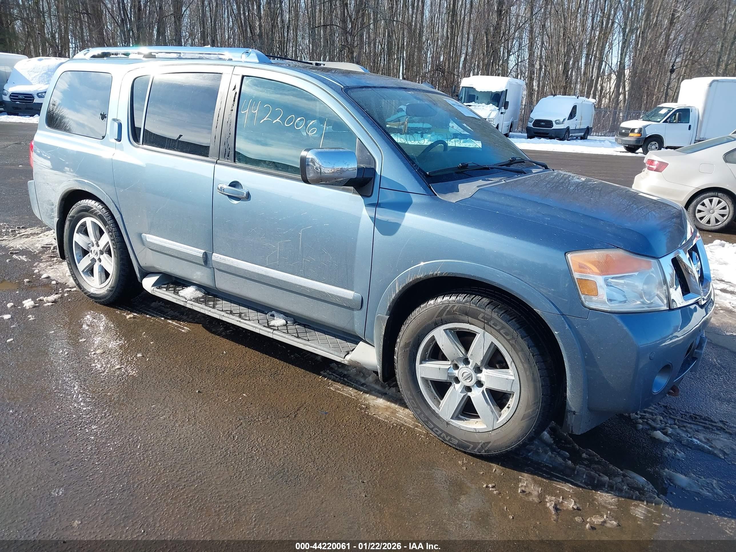 2012 Nissan Armada Platinum, VIN 5N1AA0NE7CN618943 — Side