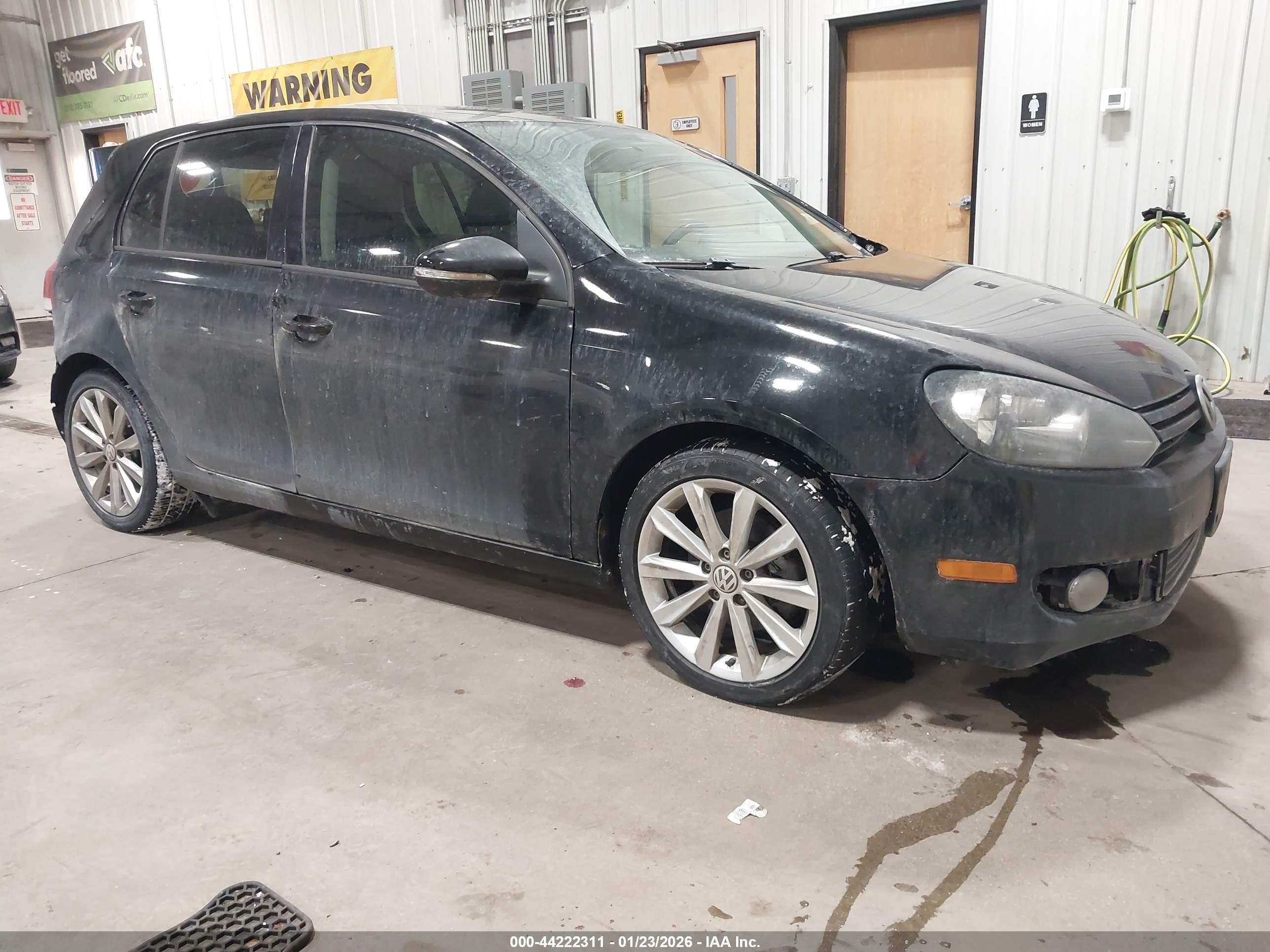 2014 Volkswagen Golf TDI, VIN WVWDM7AJ8EW010043 — Зад
