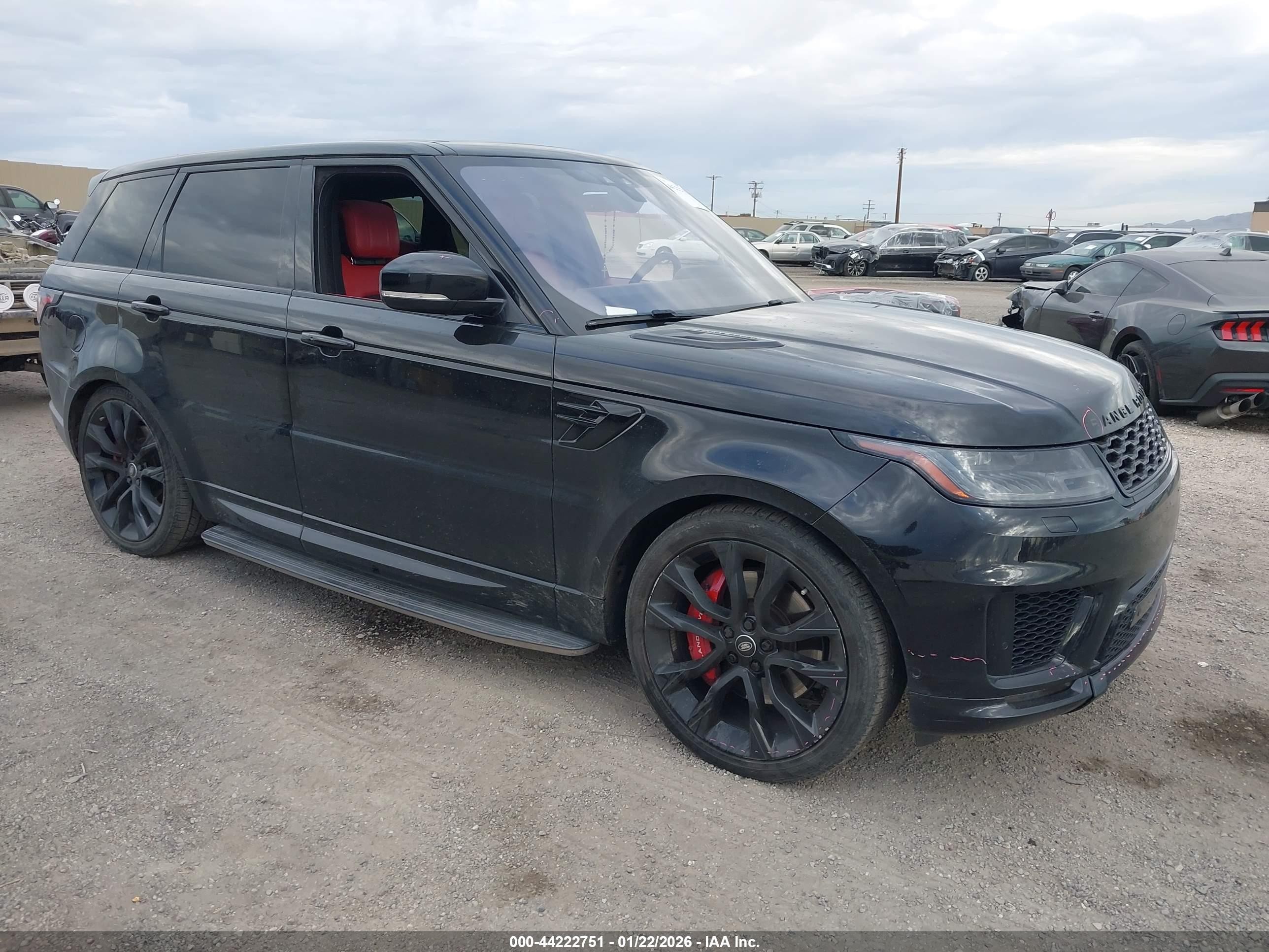 2021 Land Rover Range Rover Sport HST, VIN SALWS2RU6MA758911 — Fresh water flood