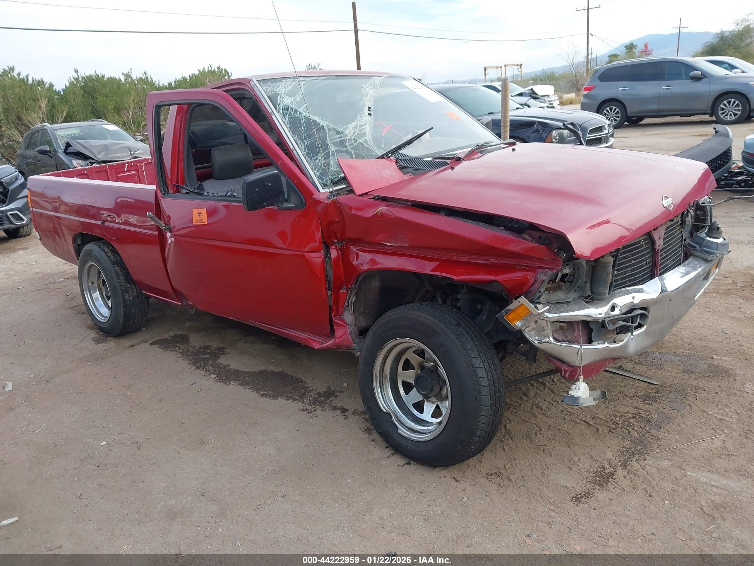 1997 Nissan Frontier XE, VIN 1N6SD11S0VC410934 — Biohazard / chemical