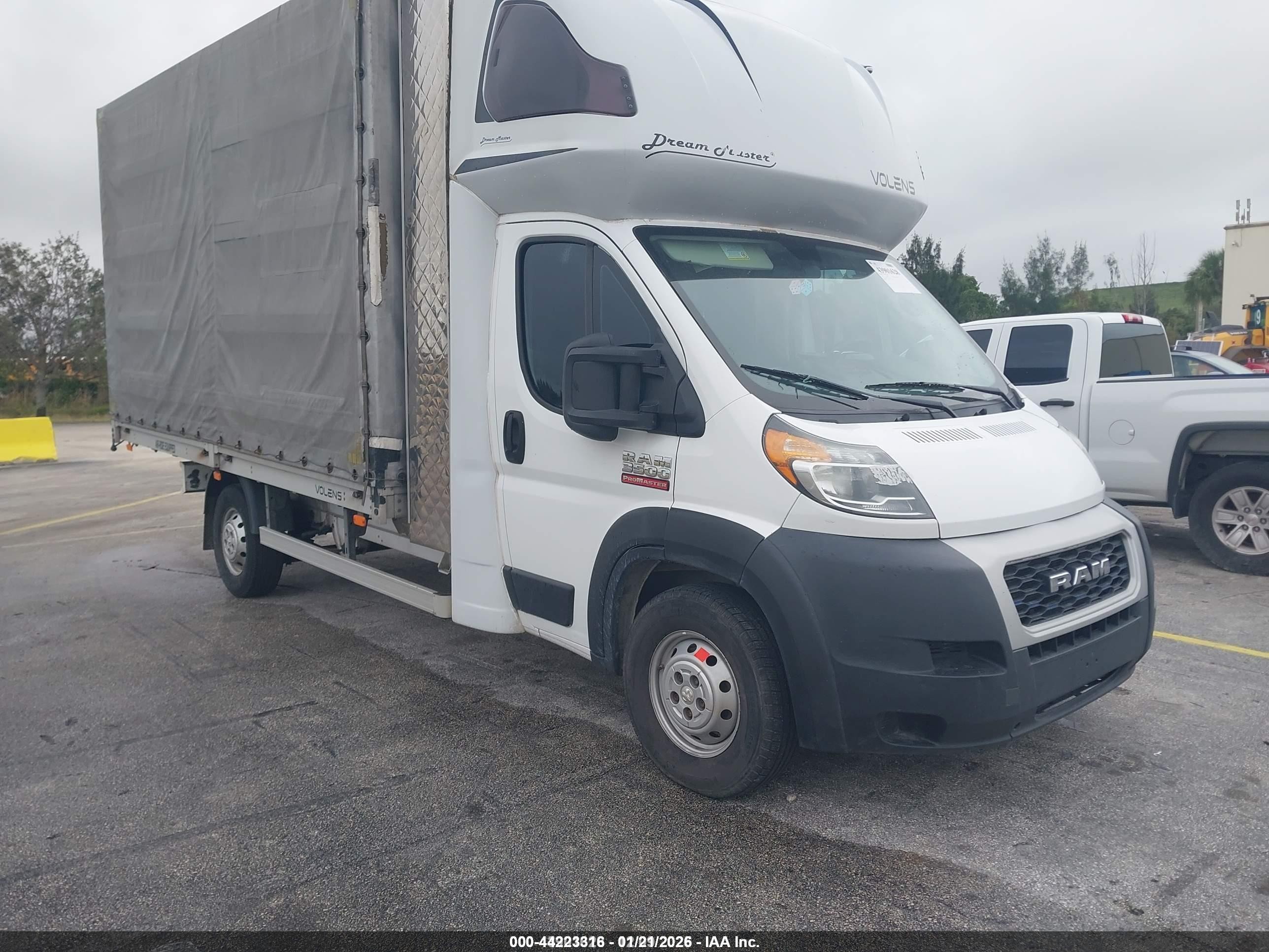 2019 Ram ProMaster, VIN 3C7WRVFGXKE564933 — Not stated