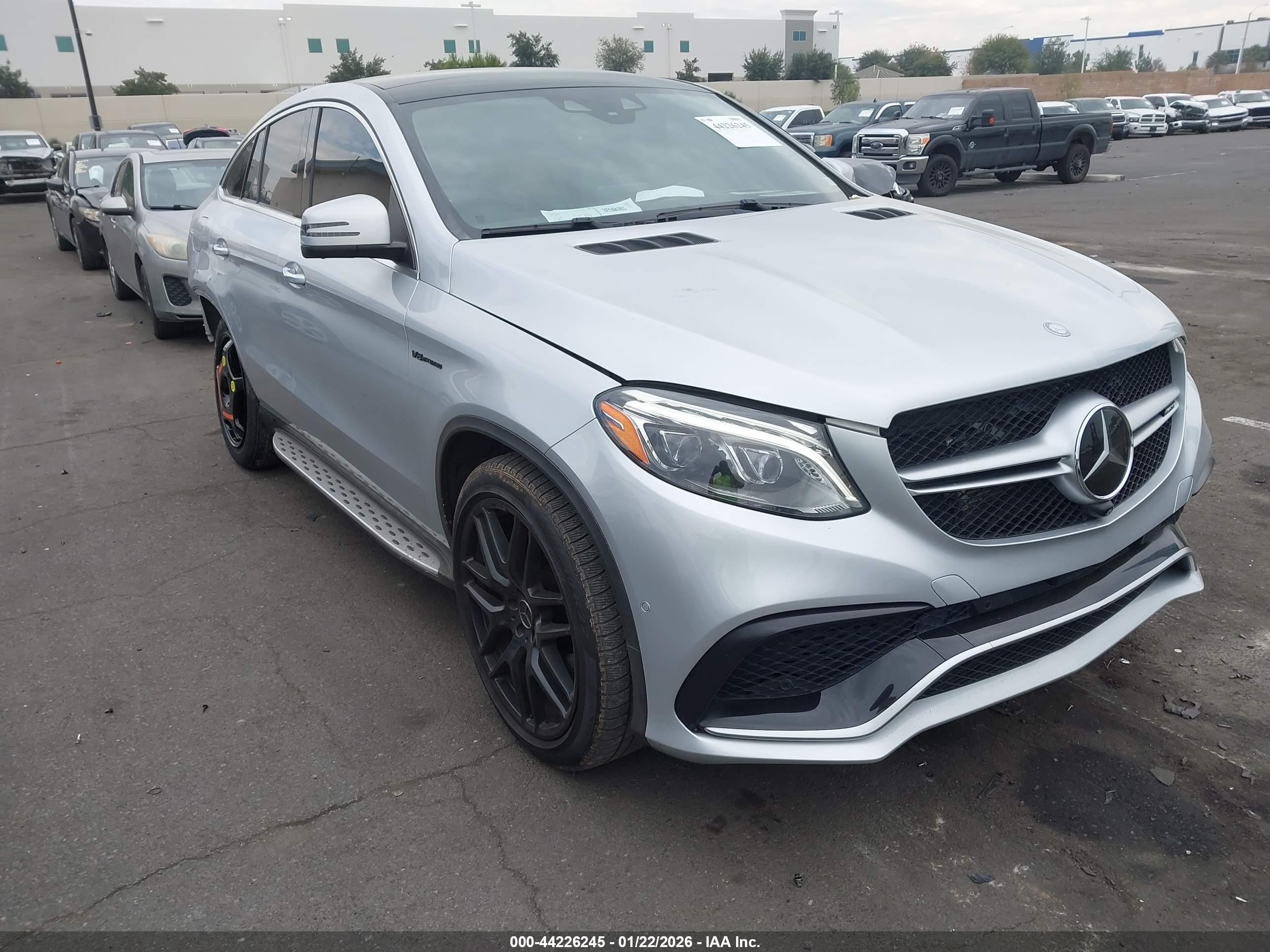 2016 Mercedes-Benz GLE 63 S AMG, VIN 4JGED7FB5GA048864 — Rear end