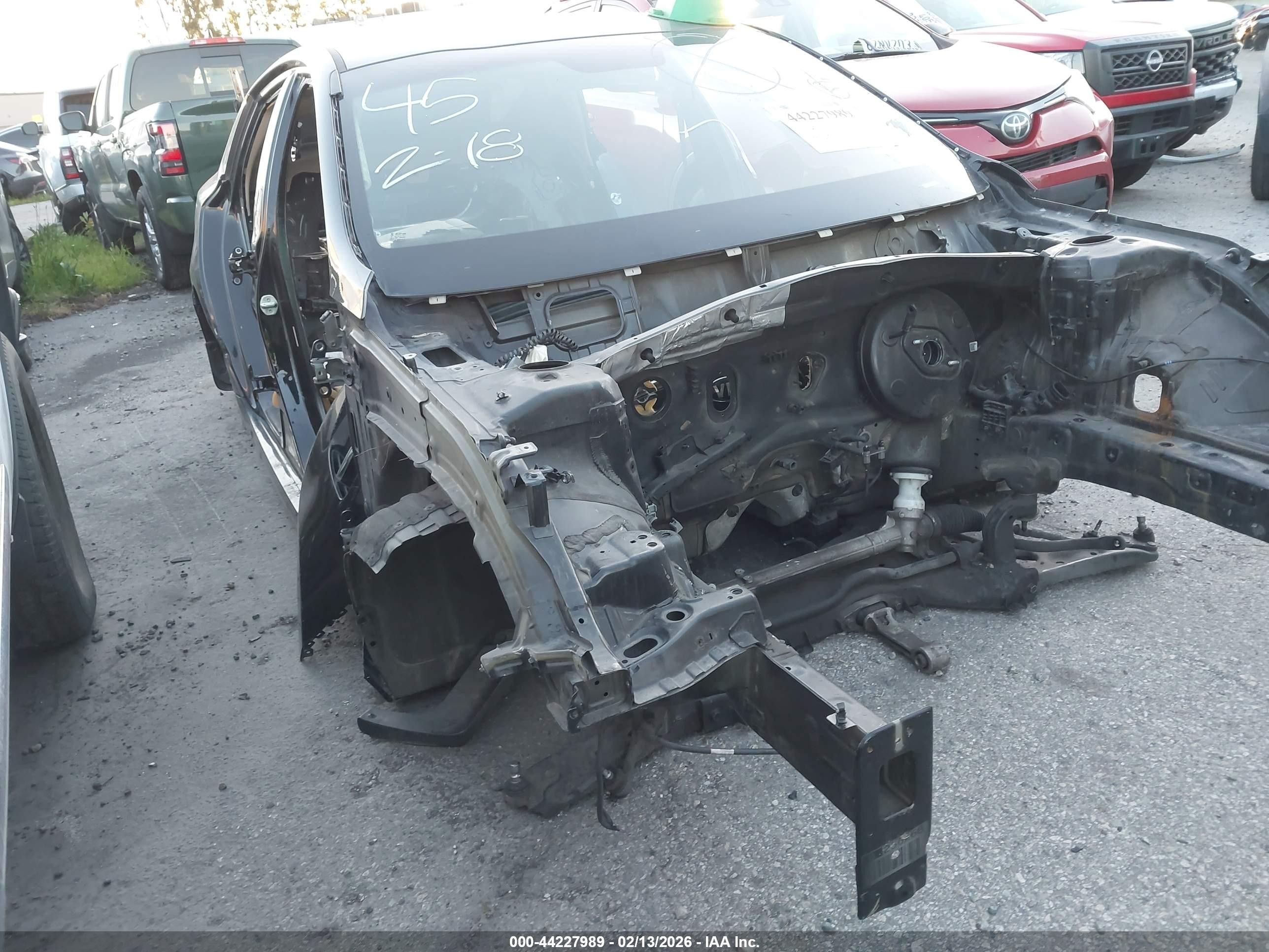 2018 Kia Optima LX, VIN 5XXGT4L30JG256268 — Stripped