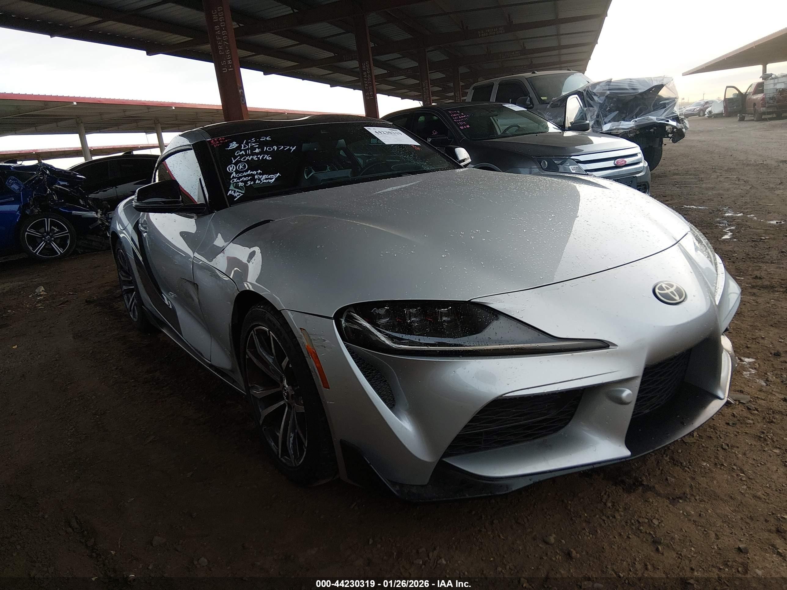 2022 Toyota Supra 2.0, VIN WZ1DB2C00NW048476 — Side