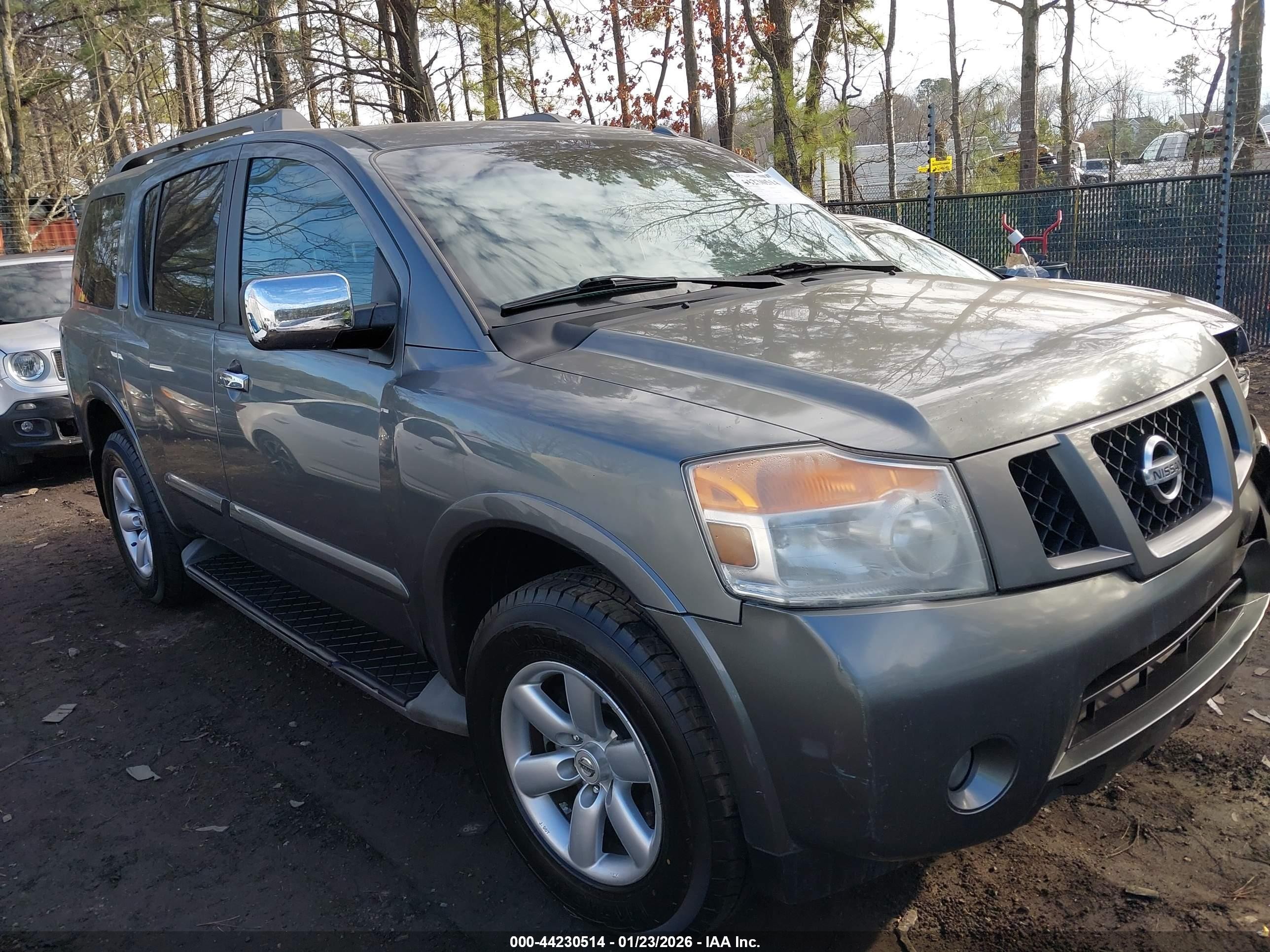 2015 Nissan Armada SV, VIN 5N1AA0NC0FN607849 — Front end