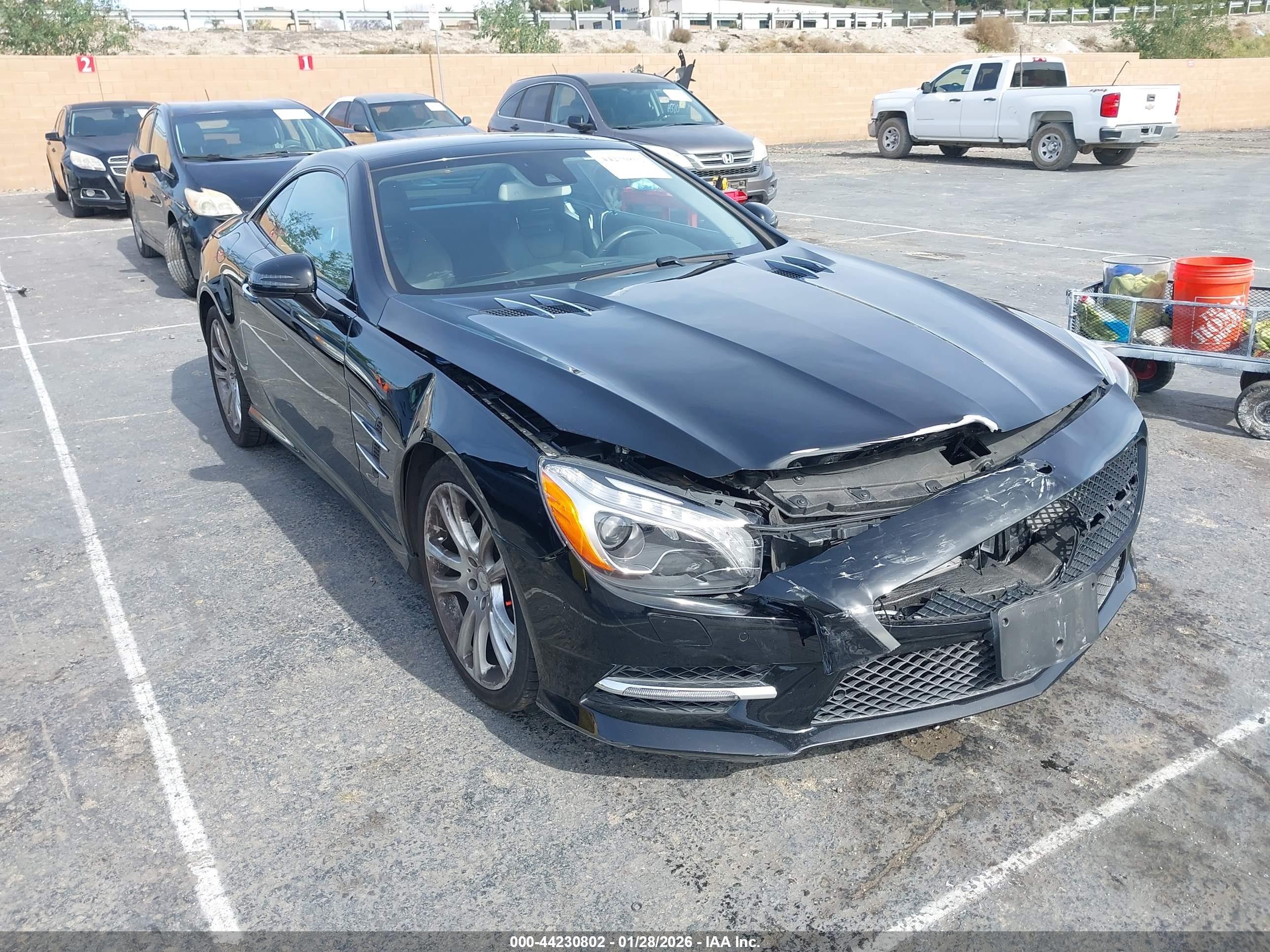 2015 Mercedes-Benz SL 400, VIN WDDJK6FA2FF031392 — Front end