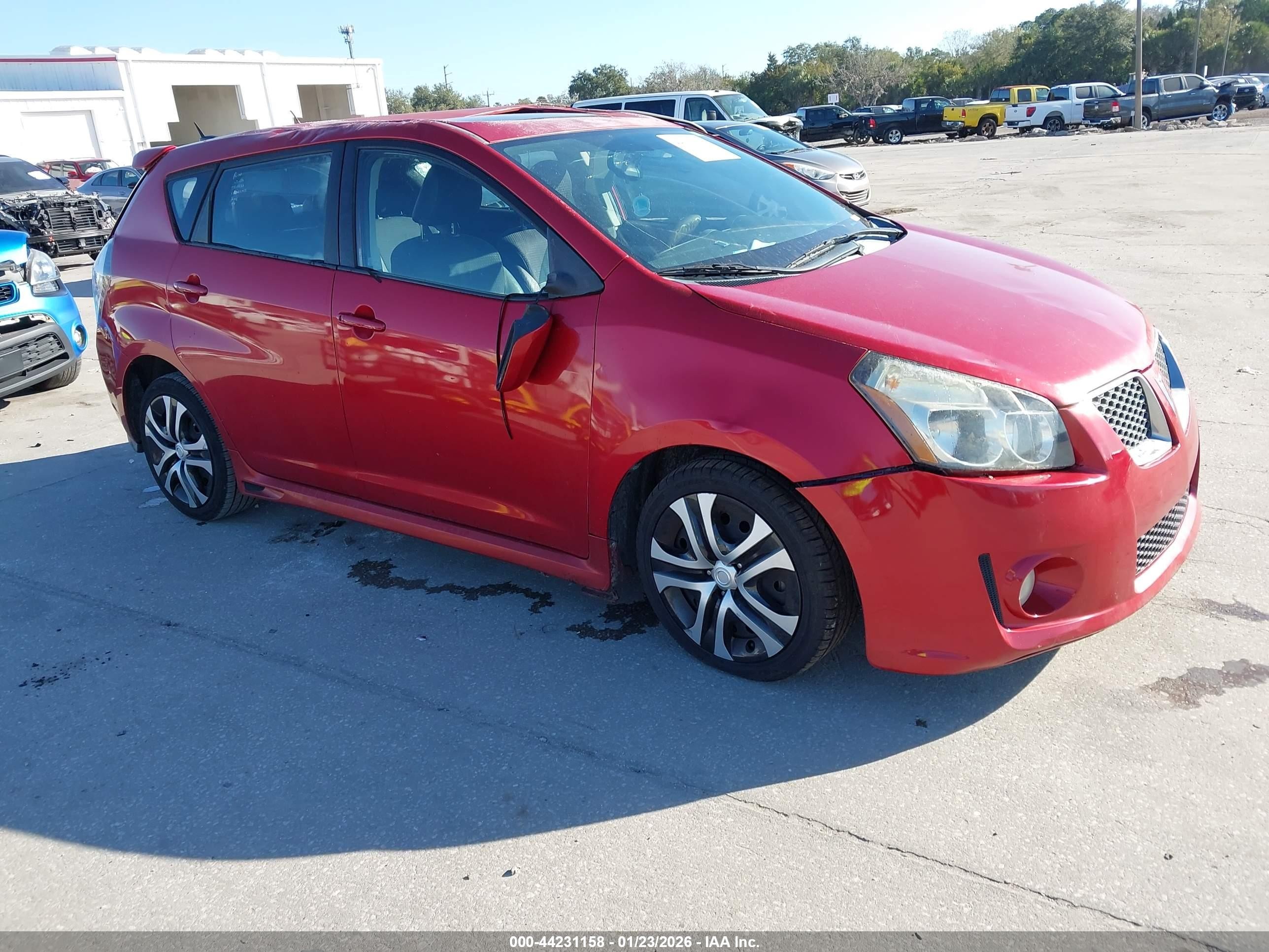 2009 Pontiac Vibe GT, VIN 5Y2SR67069Z406817 — Roof