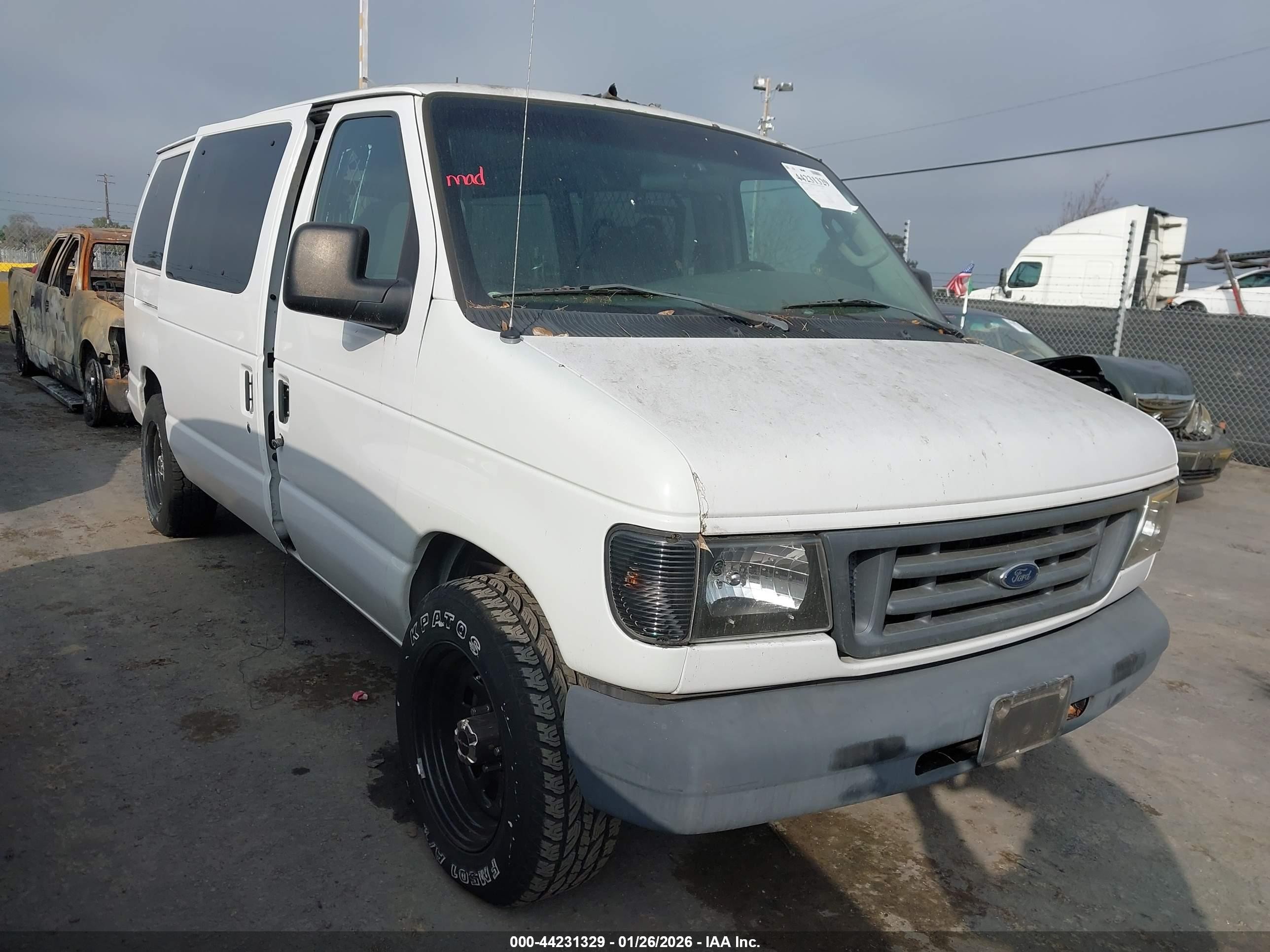 2005 Ford E-150, VIN 1FTRE14L45HA18691 — Theft recovery