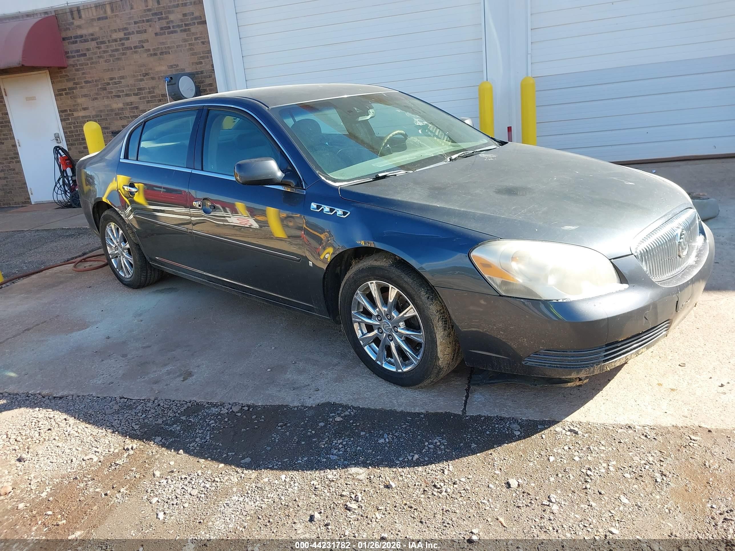 2009 Buick Lucerne CXL-5, VIN 1G4HD57M49U133598 — Interior fire
