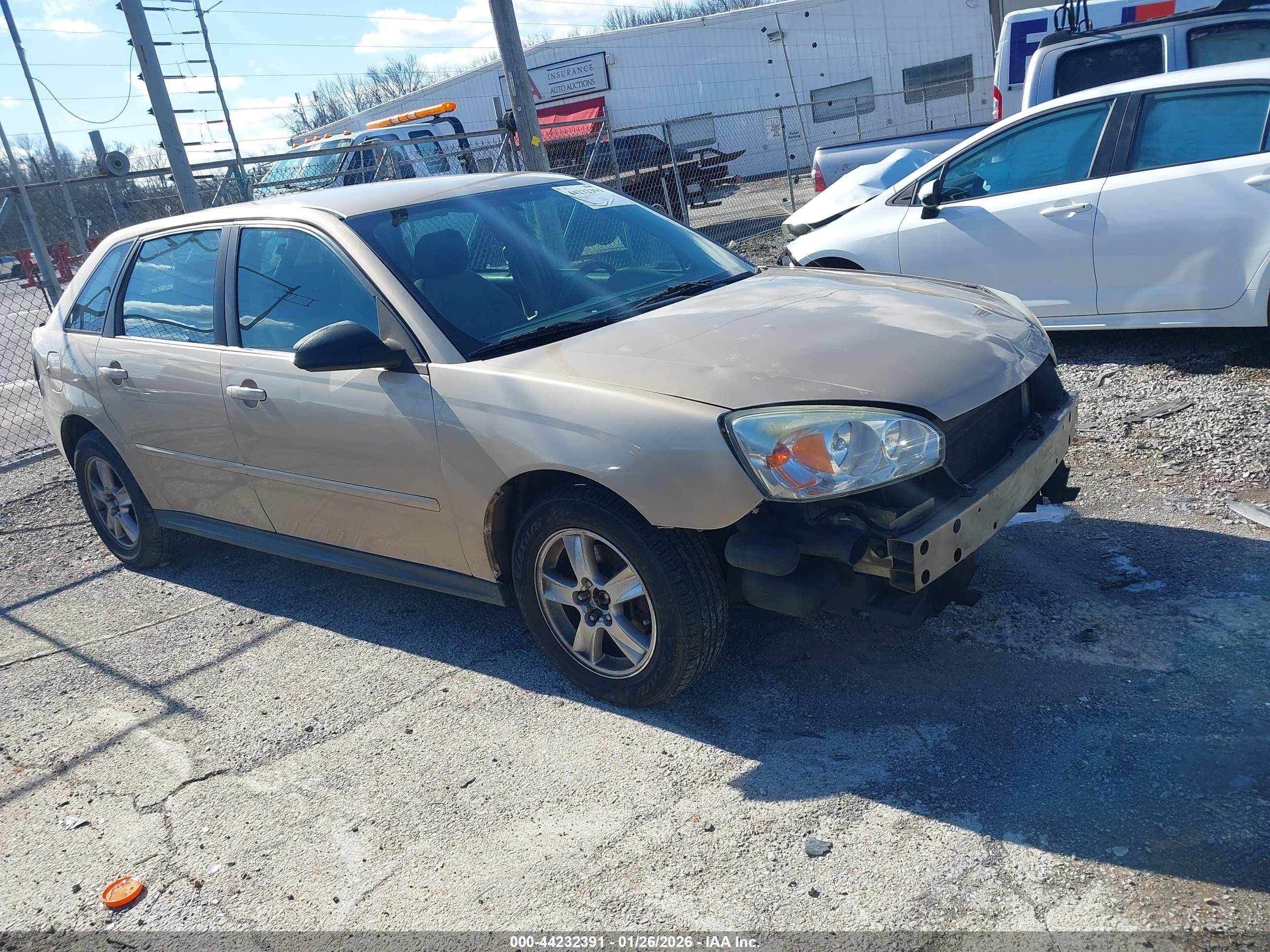 2005 Chevrolet Malibu Maxx LS, VIN 1G1ZT62895F105296 — Front end
