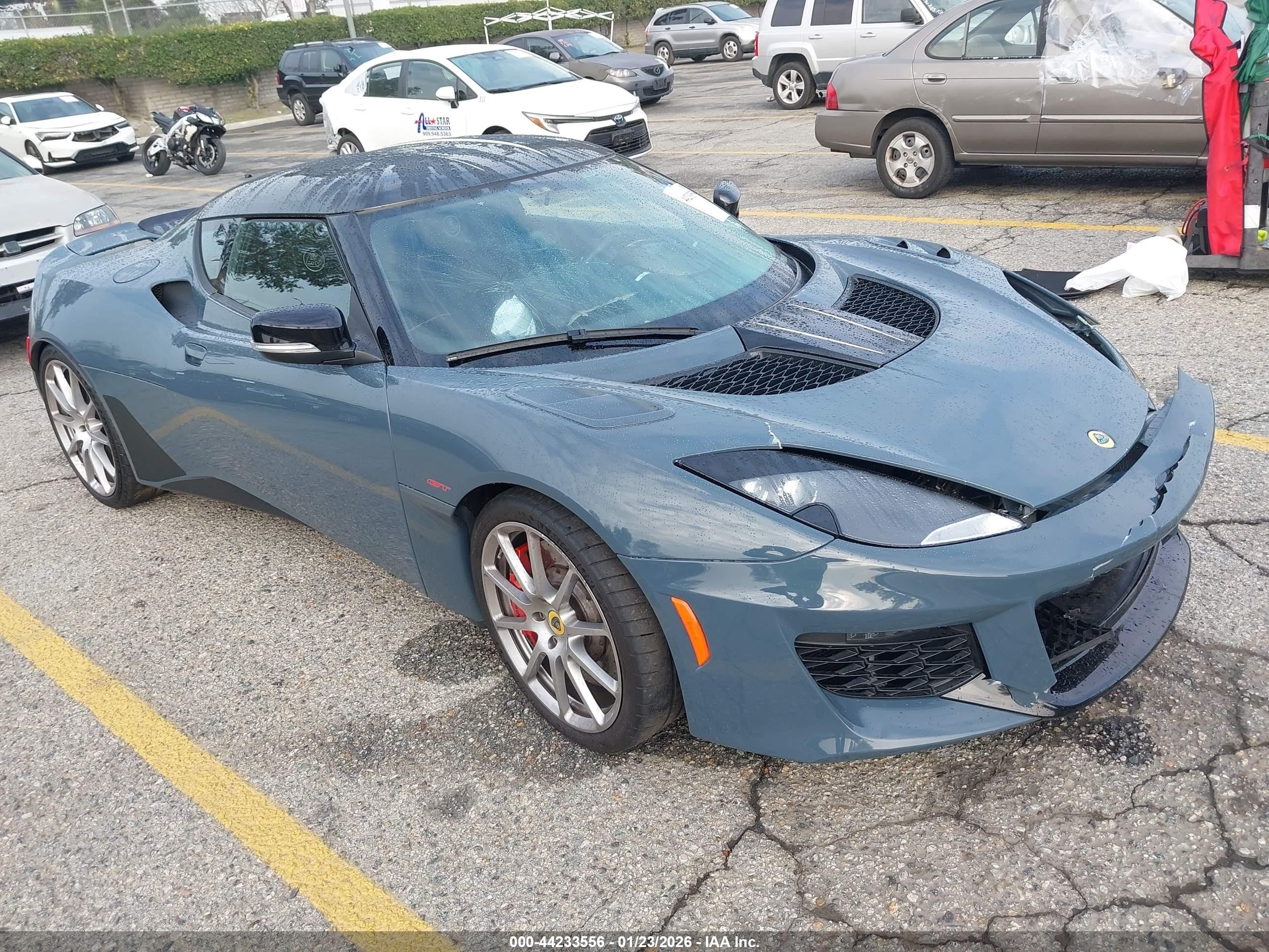 2021 Lotus Evora, VIN SCCLMDDN7MHA21208 — Front end
