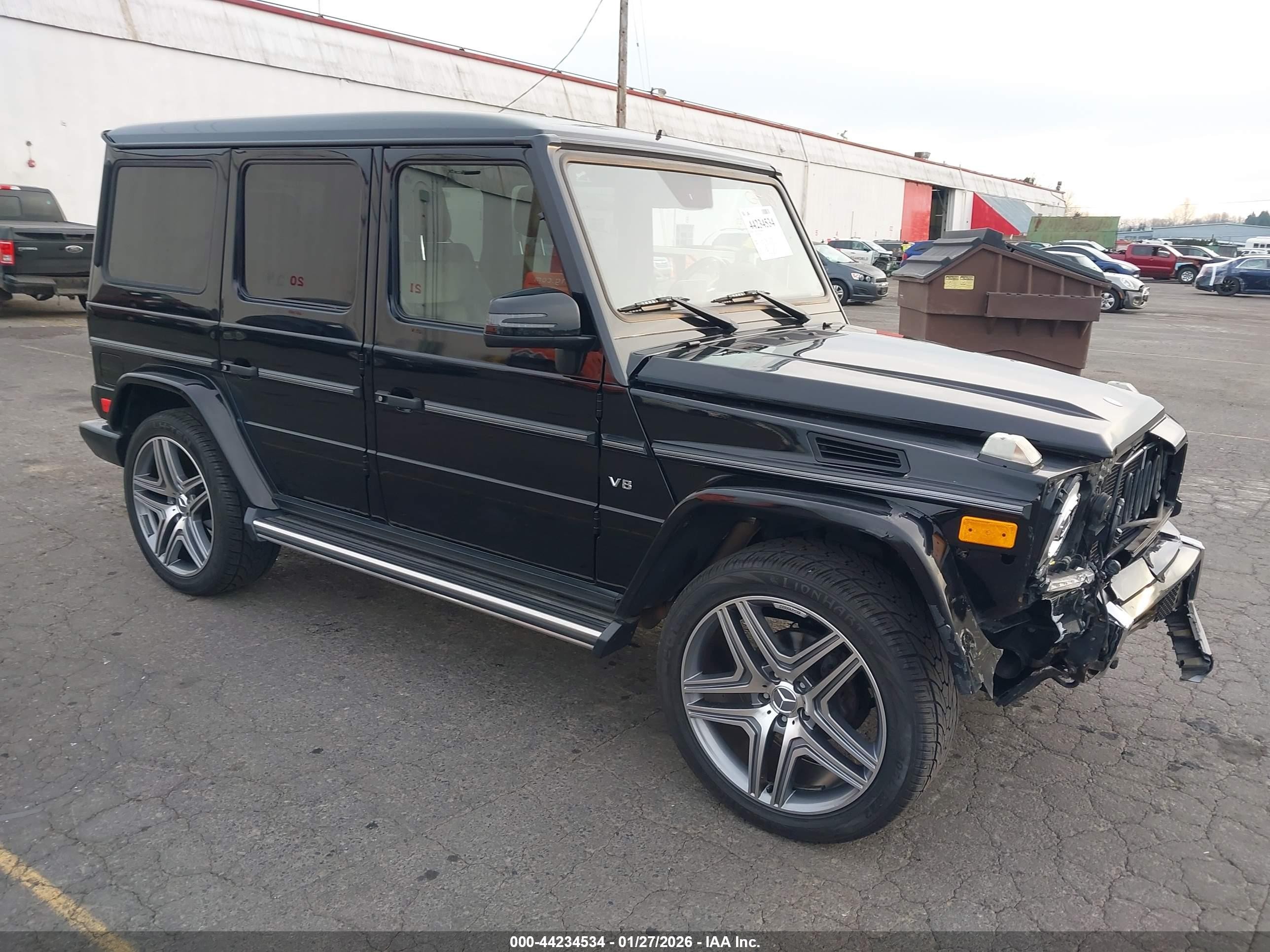 2014 Mercedes-Benz G 550, VIN WDCYC3HF7EX225710 — Front end