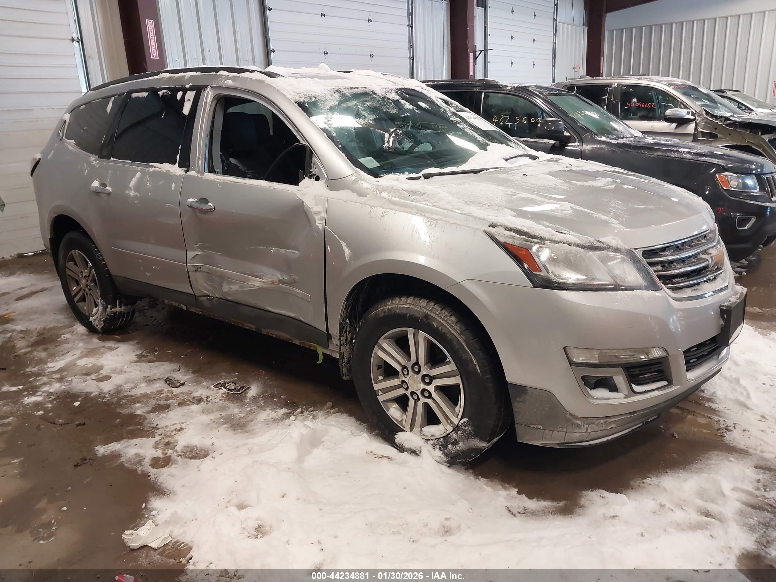 2017 Chevrolet Traverse LT, VIN 1GNKRGKD1HJ170016 — Side
