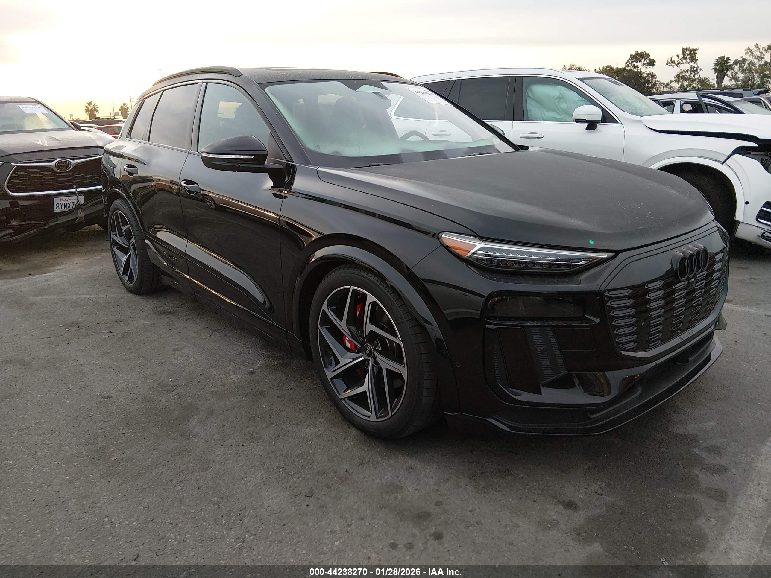 2025 Audi SQ6 e-tron, VIN WA125BGF2SA025862 — Rear end
