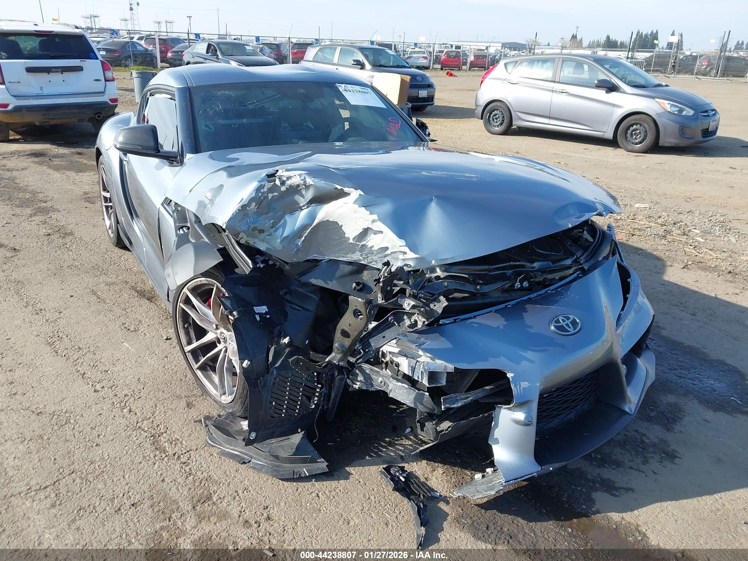 2022 Toyota Supra A91-CF Edition, VIN WZ1DB0C09NW052434 — Front end