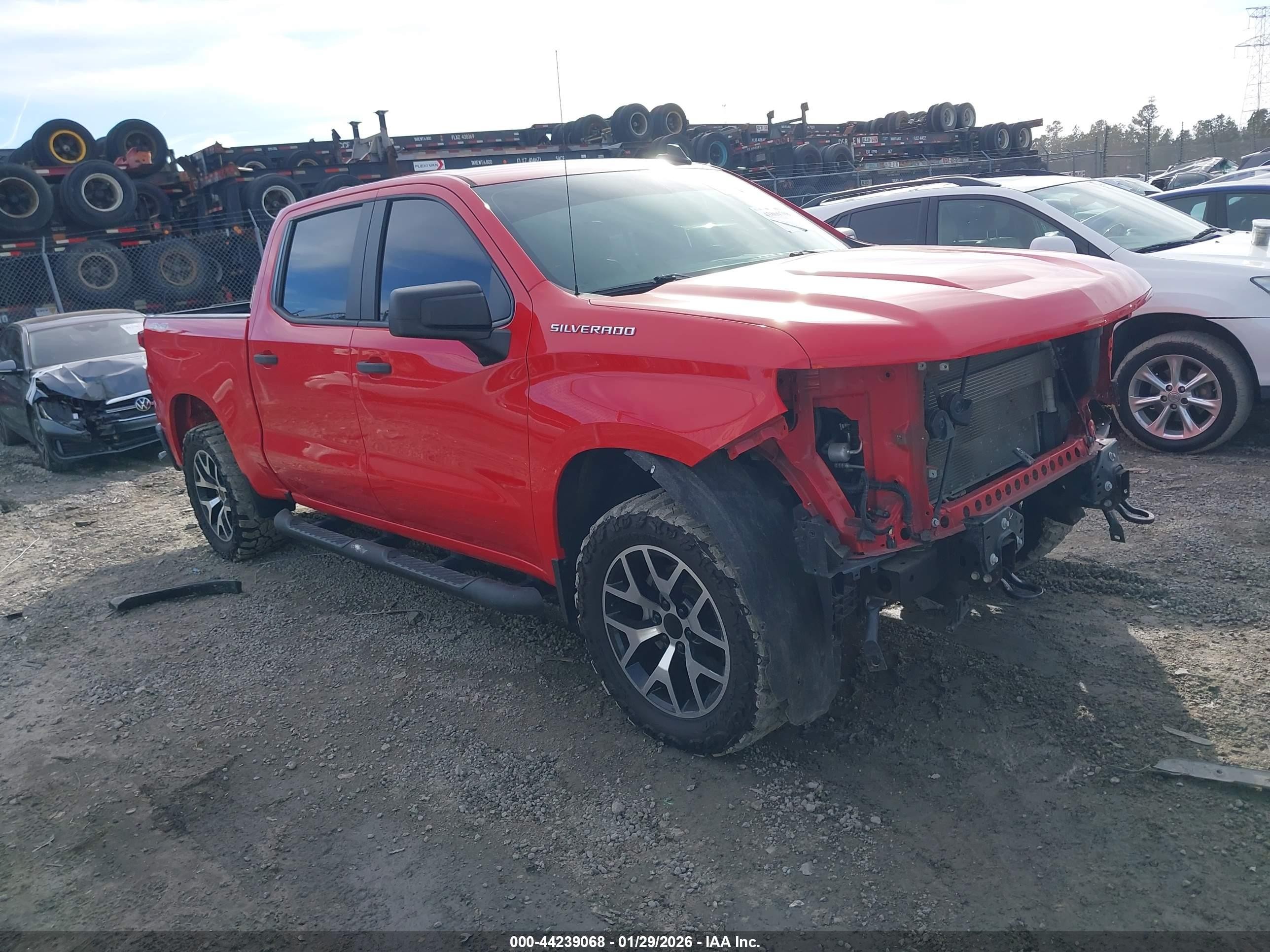 2020 Chevrolet Silverado 1500 Work Truck, VIN 1GCUYAEF7LZ271196 — Front end
