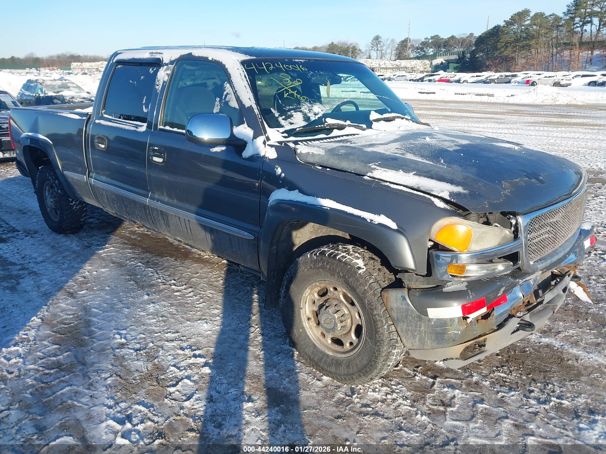 2002 GMC Sierra 1500HD SLE, VIN 1GTGK13U02F195062 — All over