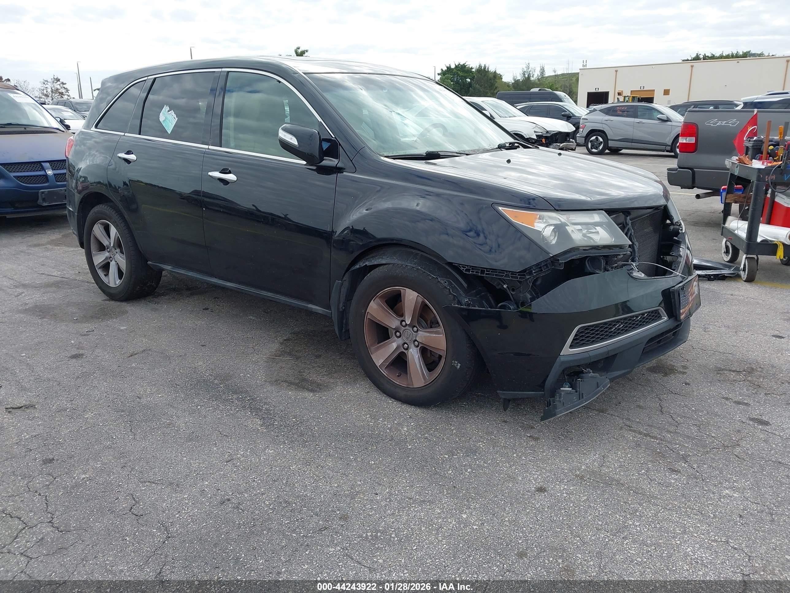 2012 Acura MDX Technology, VIN 2HNYD2H31CH519473 — Front end