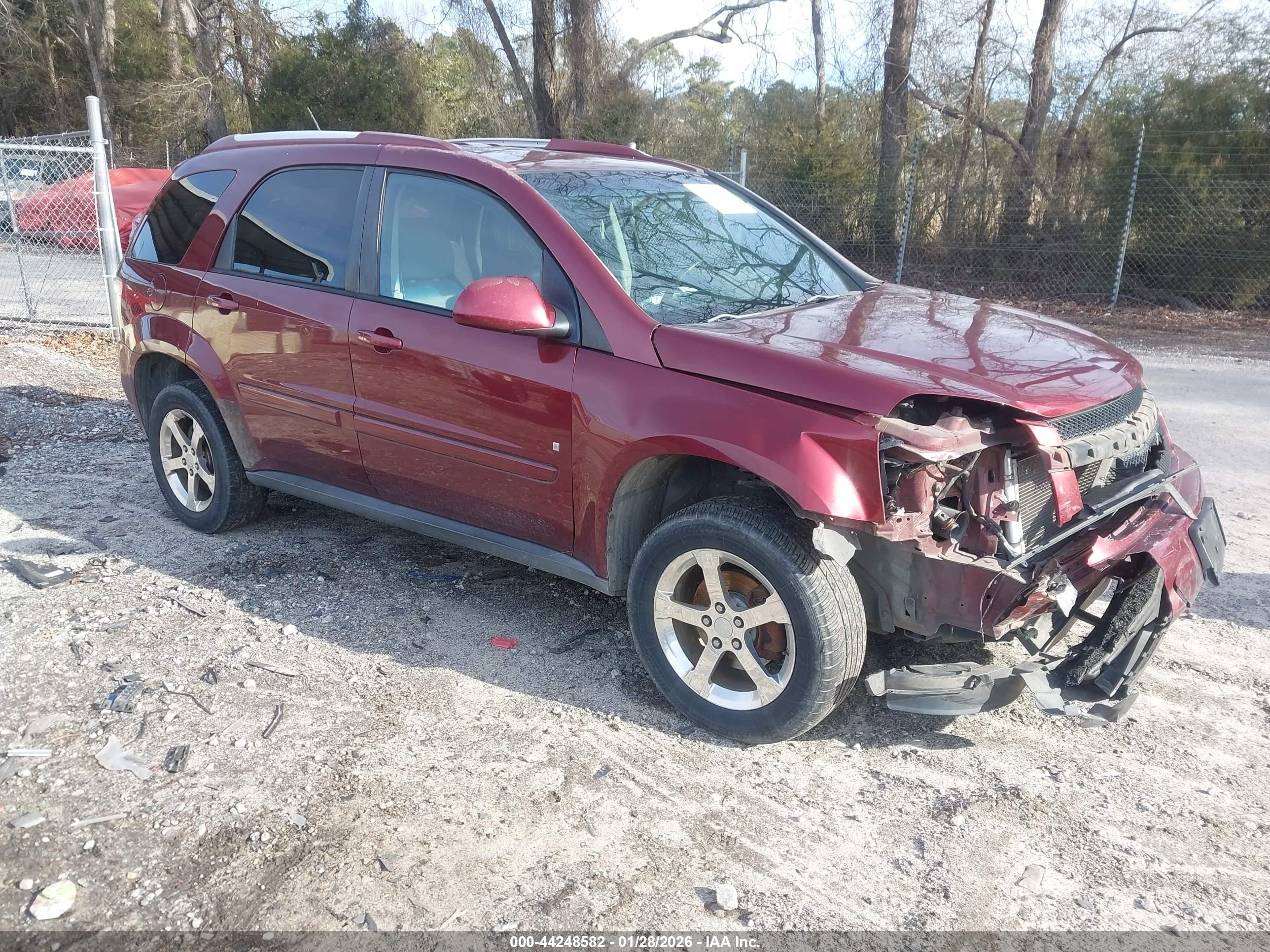 2008 Chevrolet Equinox LT, VIN 2CNDL53F586067715 — Front end
