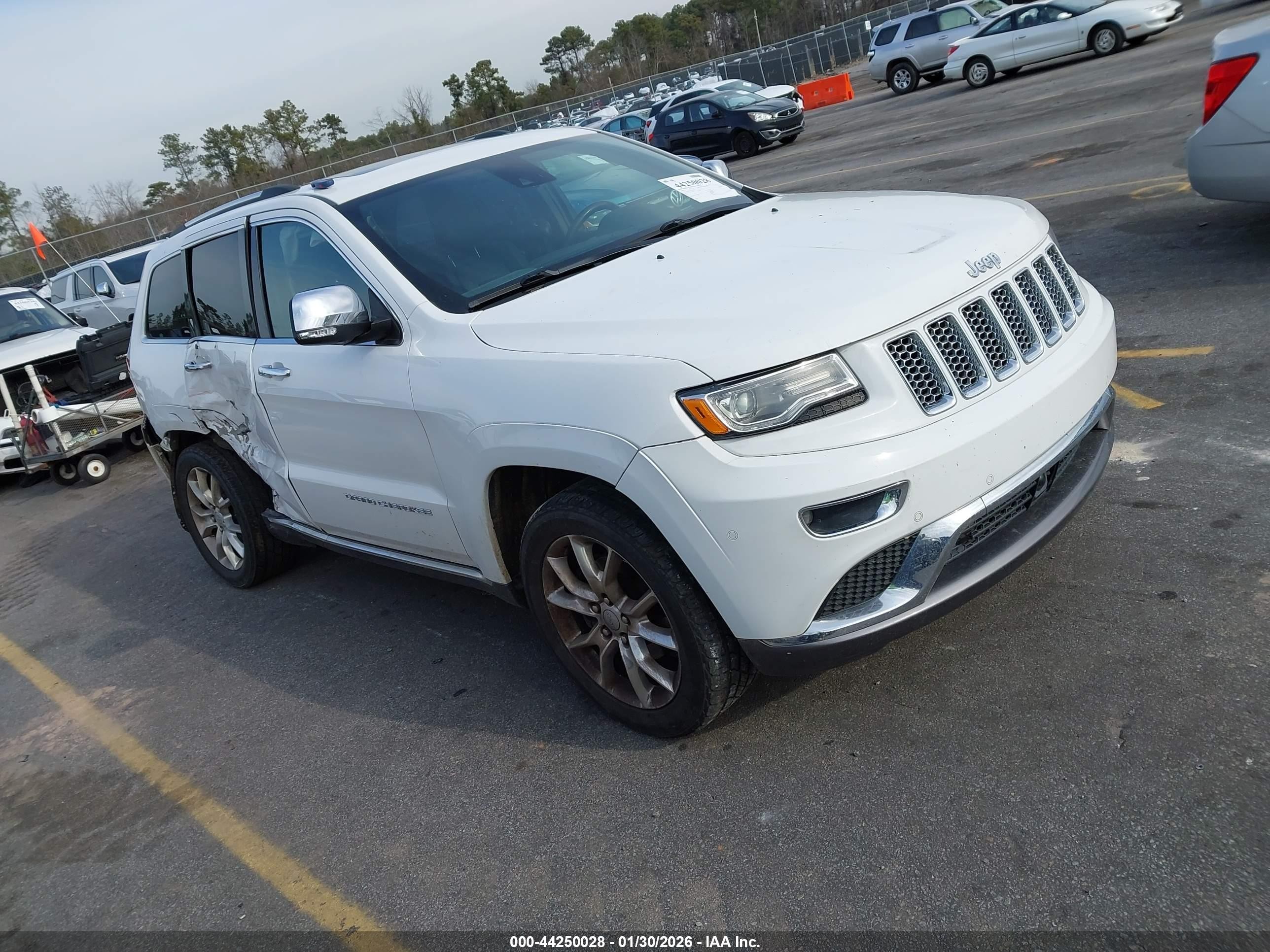2014 Jeep Grand Cherokee Summit, VIN 1C4RJFJT9EC481839 — Бок