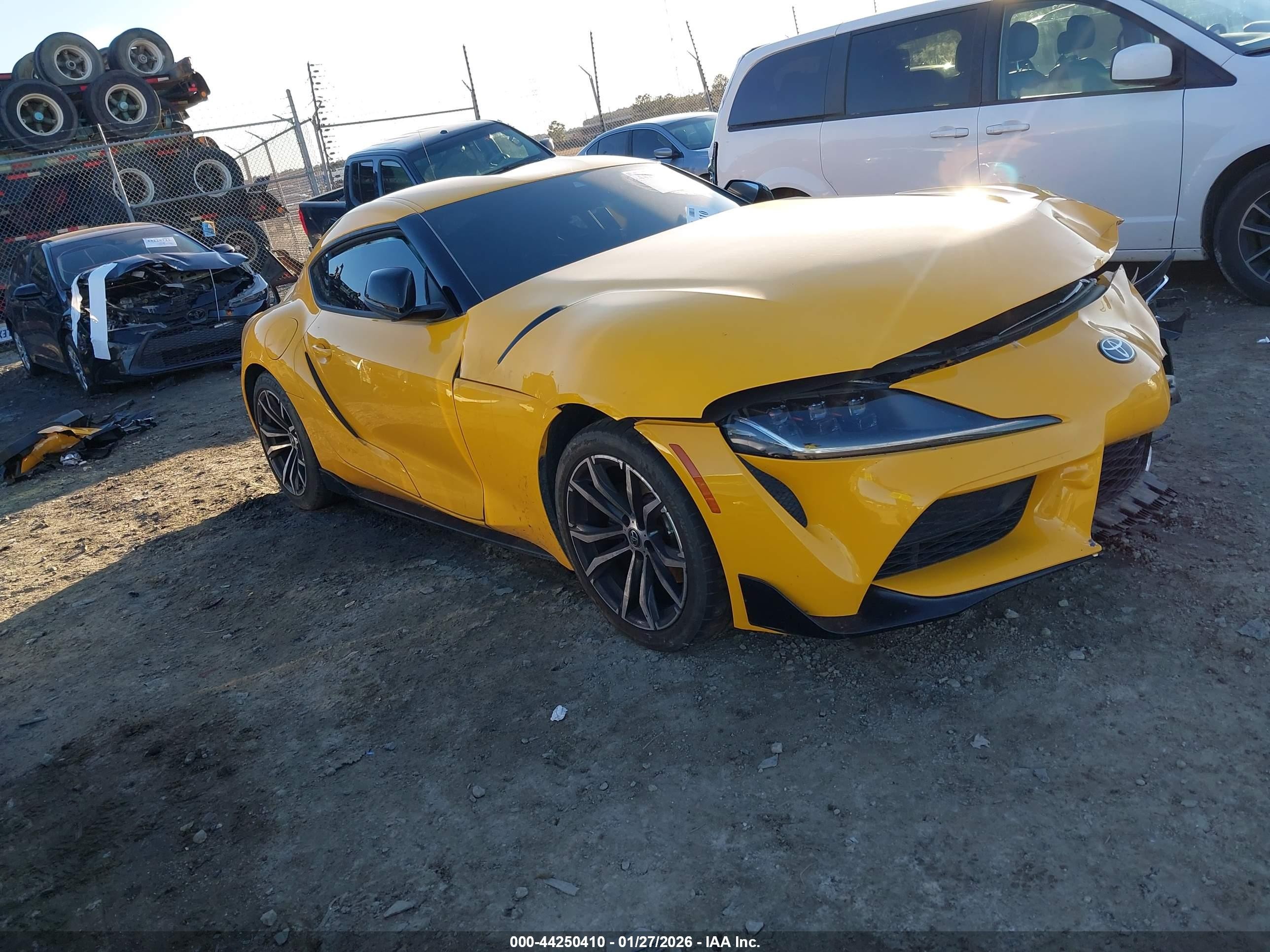 2021 Toyota Supra 2.0, VIN WZ1DB2C02MW042502 — Front end