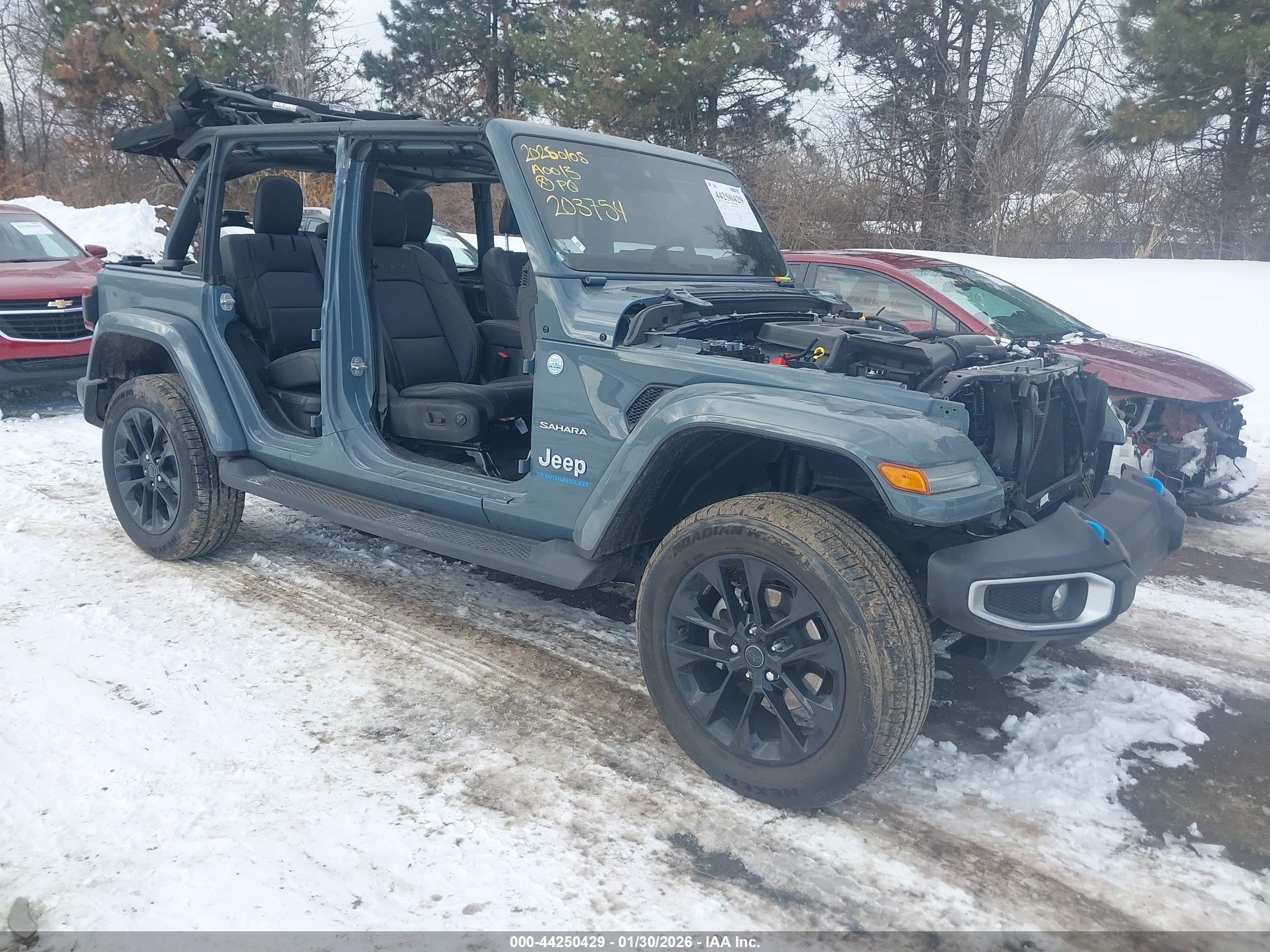 2024 Jeep Wrangler Sahara, VIN 1C4RJXP6XRW203754 — Stripped