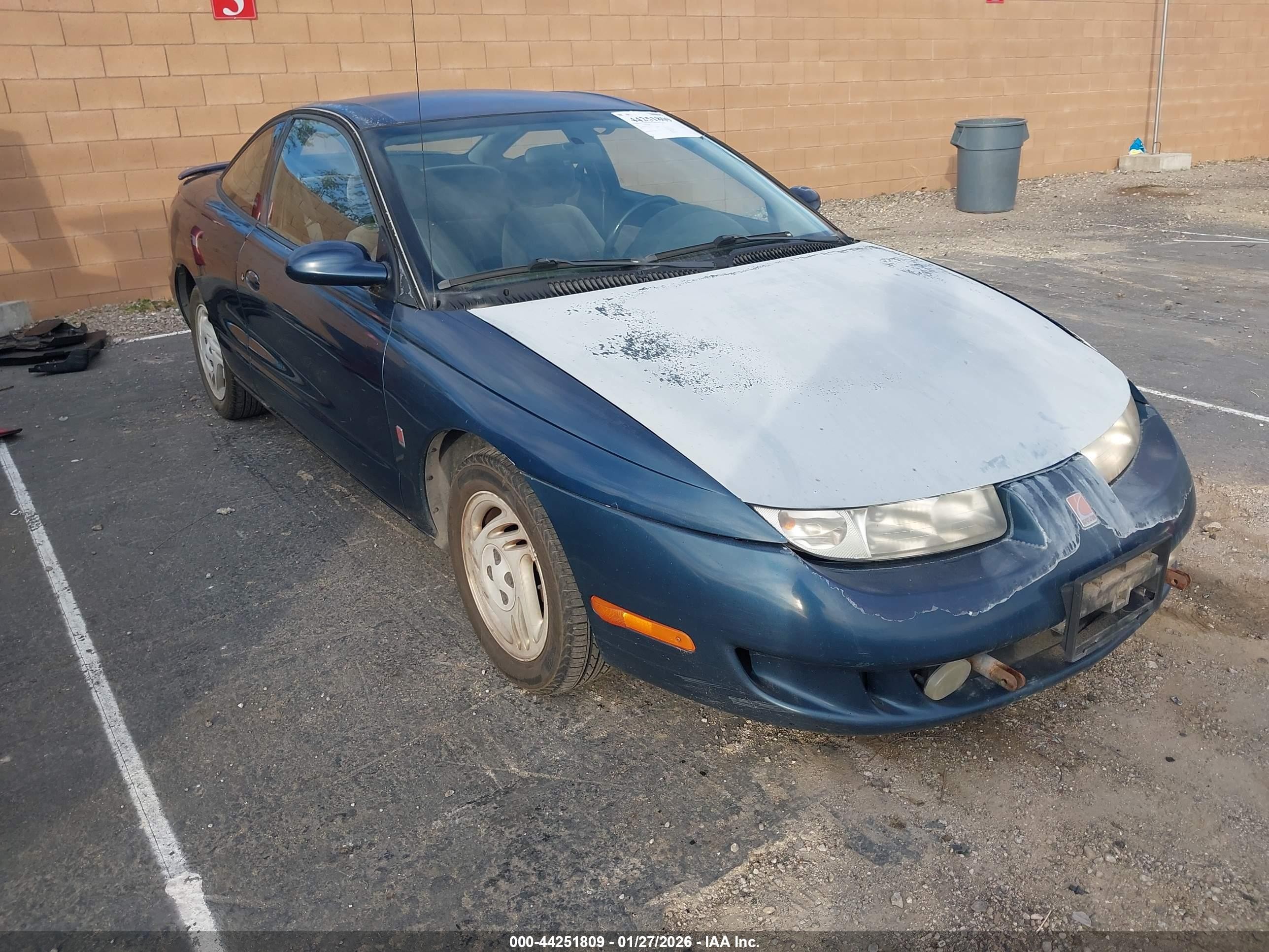 1997 Saturn SC, VIN 1G8ZG1272VZ292251 — Front end