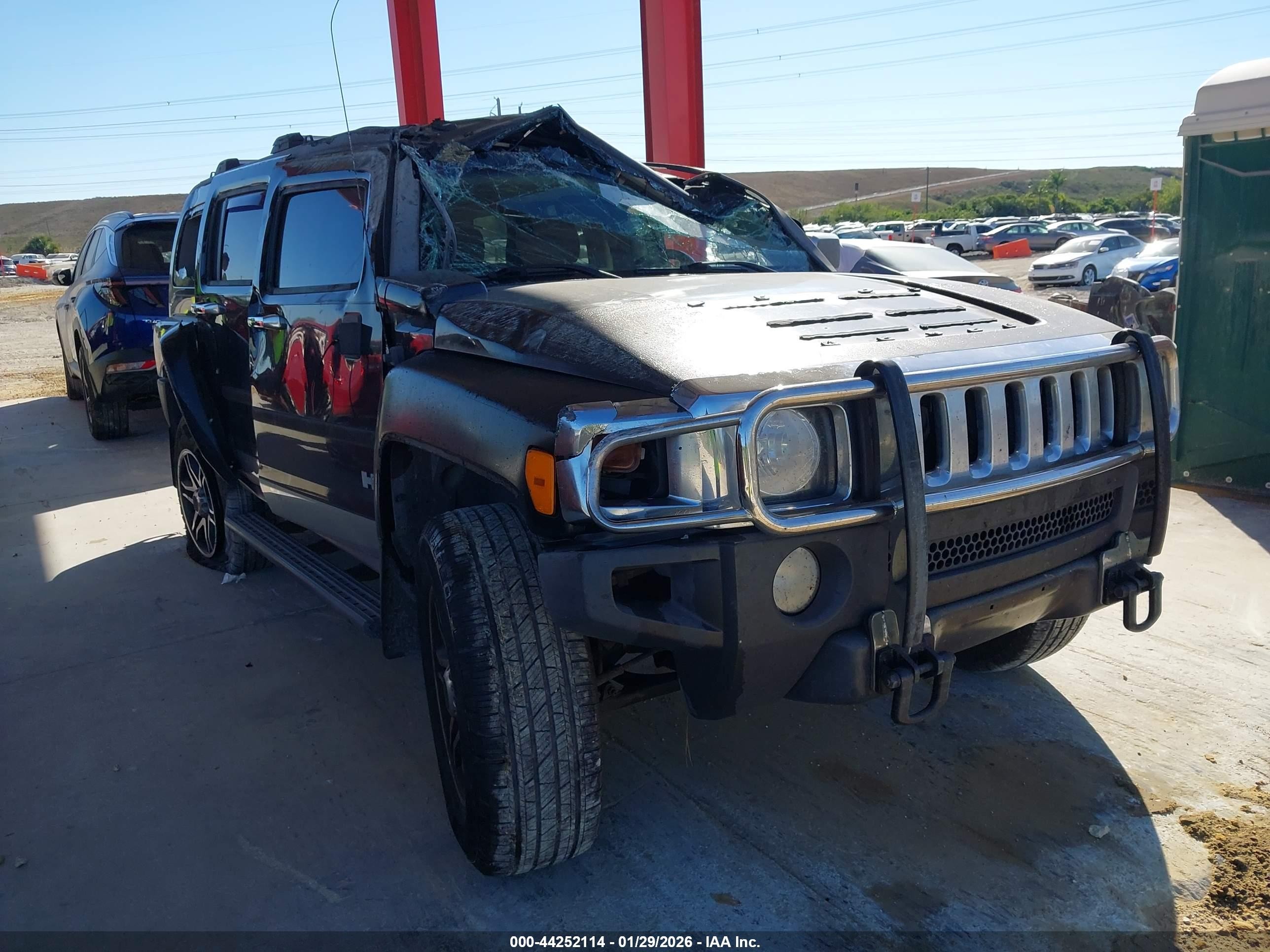 2006 Hummer H3, VIN 5GTDN136468209351 — Rollover