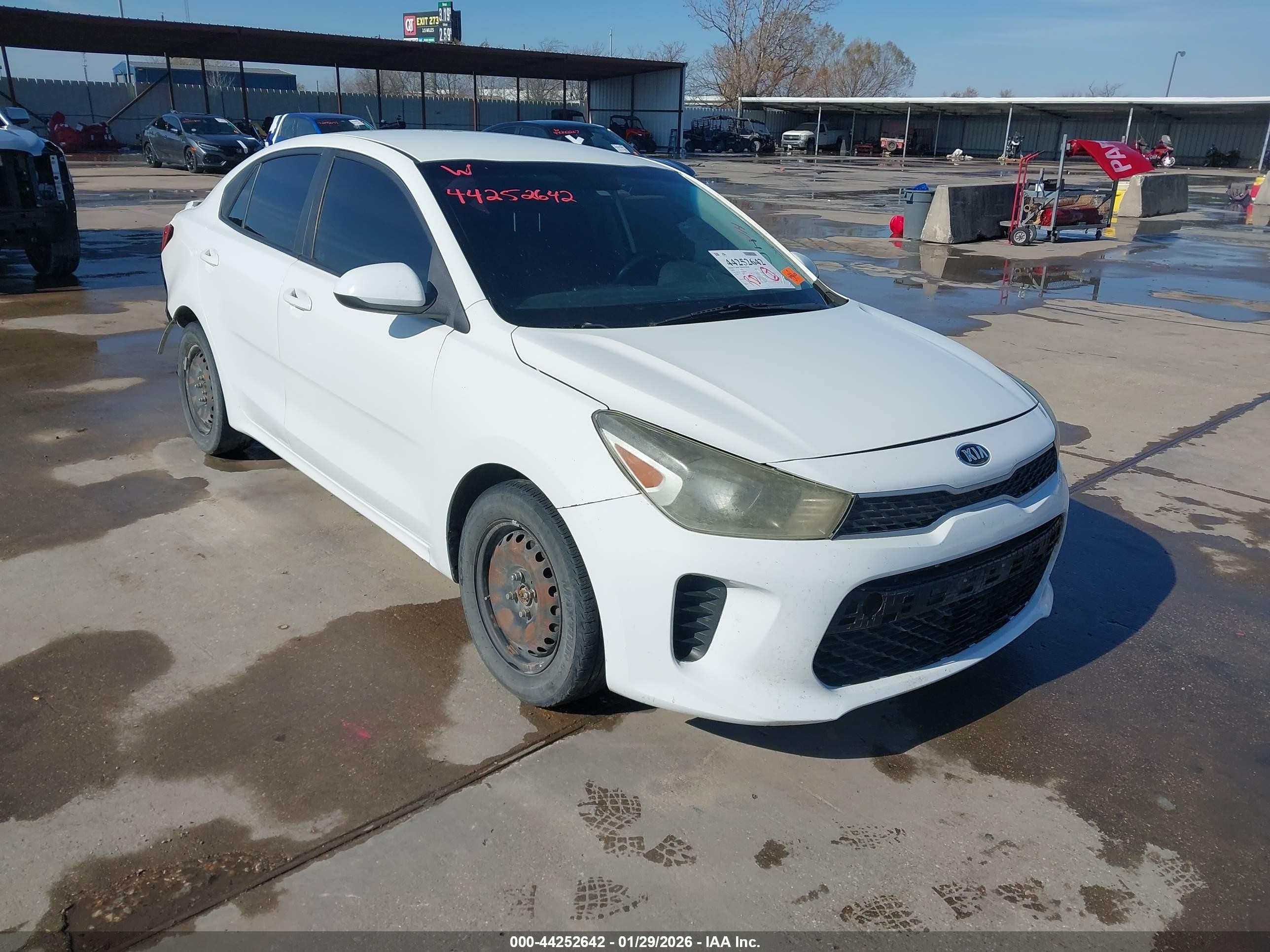 2020 Kia Rio S, VIN 3KPA24AD3LE289491 — Rear end