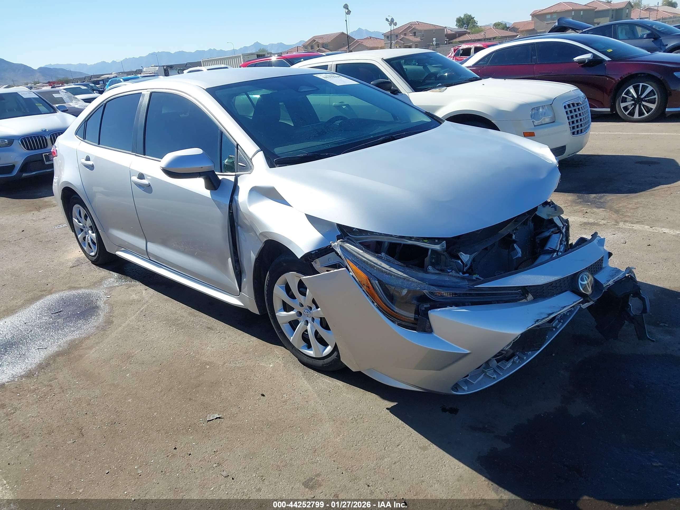 2025 Toyota Corolla LE, VIN 5YFB4MDE9SP231207 — Front end