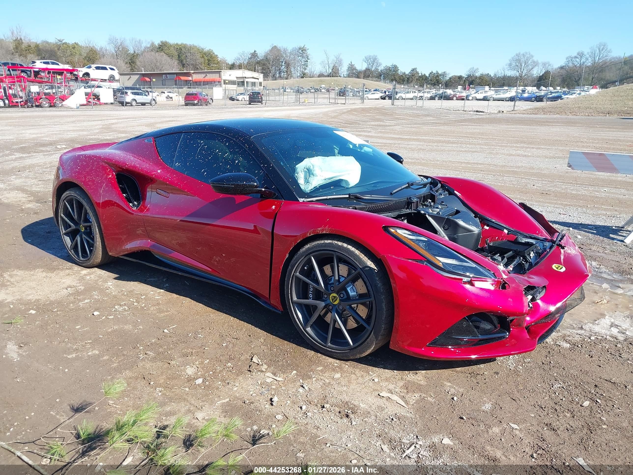 2025 Lotus Emira, VIN SCCLEJAX0SHA10923 — Front end