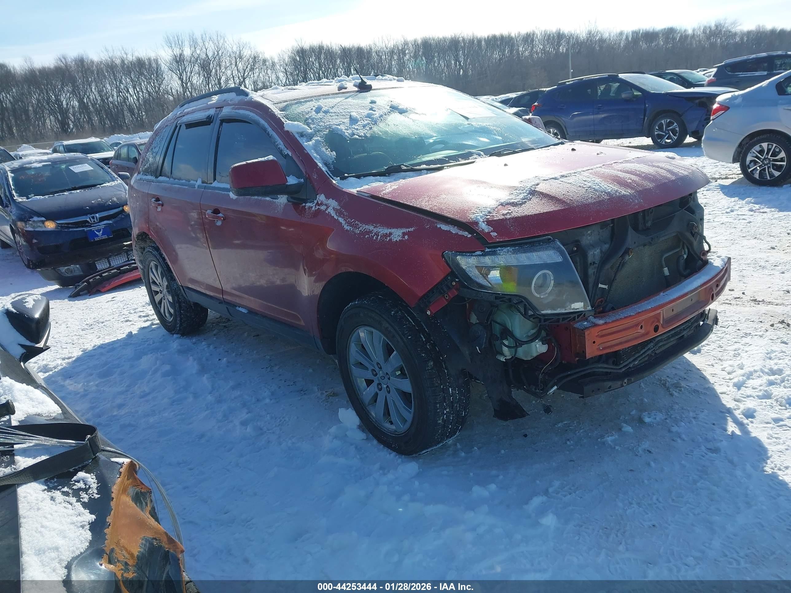 2007 Ford Edge SEL Plus, VIN 2FMDK39C27BB31641 — Front end