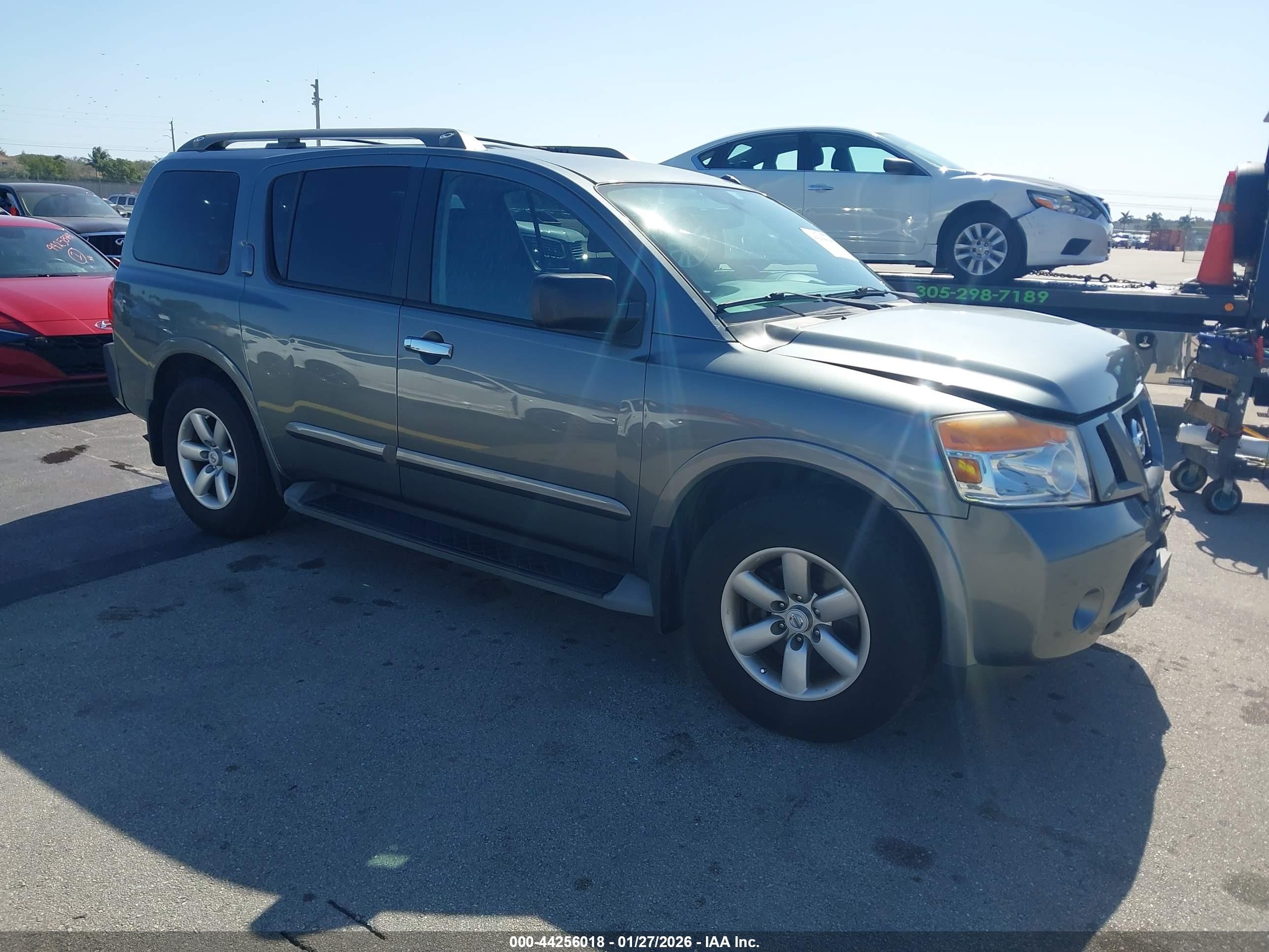 2015 Nissan Armada SL, VIN 5N1AA0ND2FN622684 — Front end