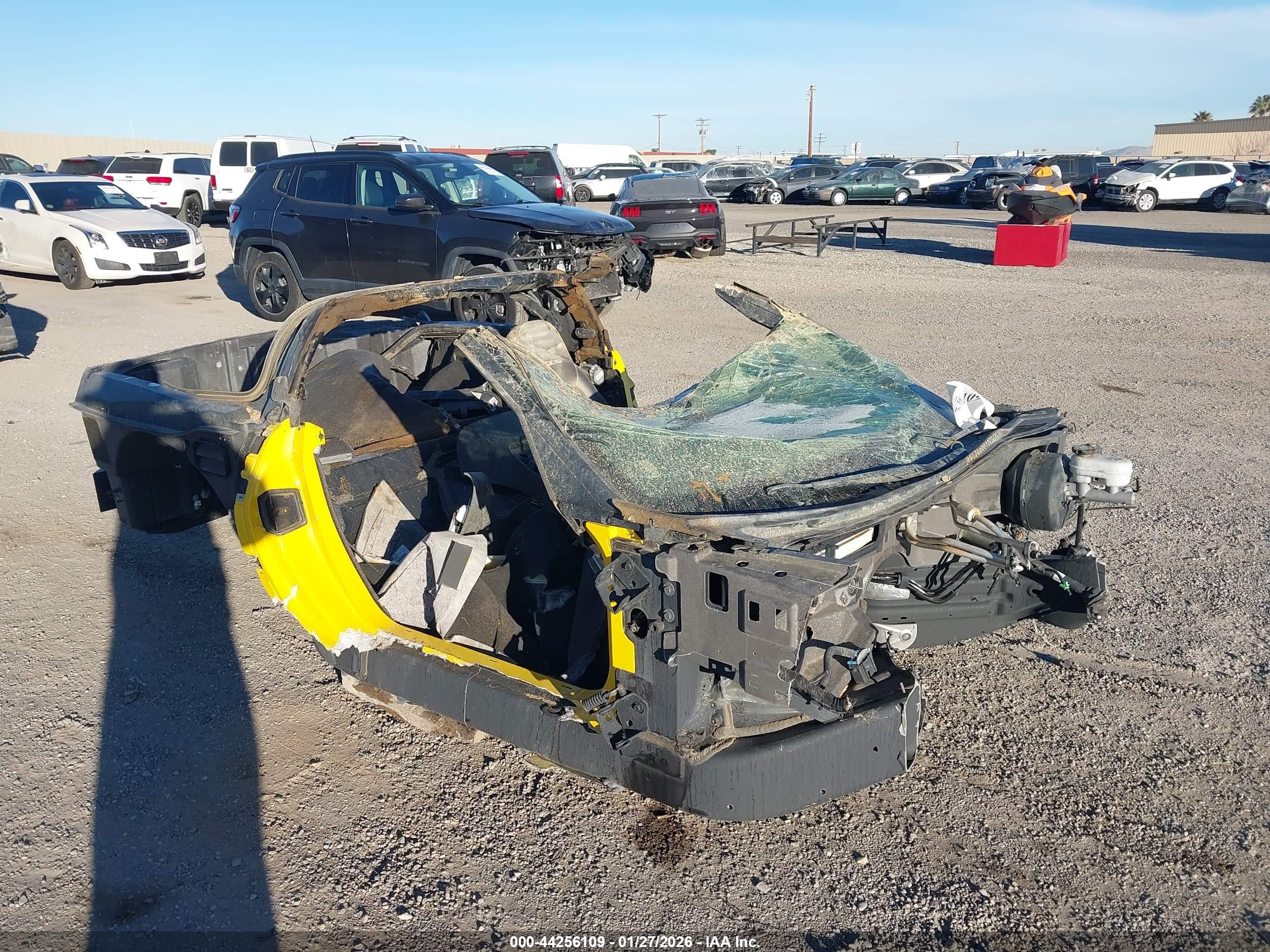 2008 Chevrolet Corvette Z06, VIN 1G1YY26E785125871 — Stripped