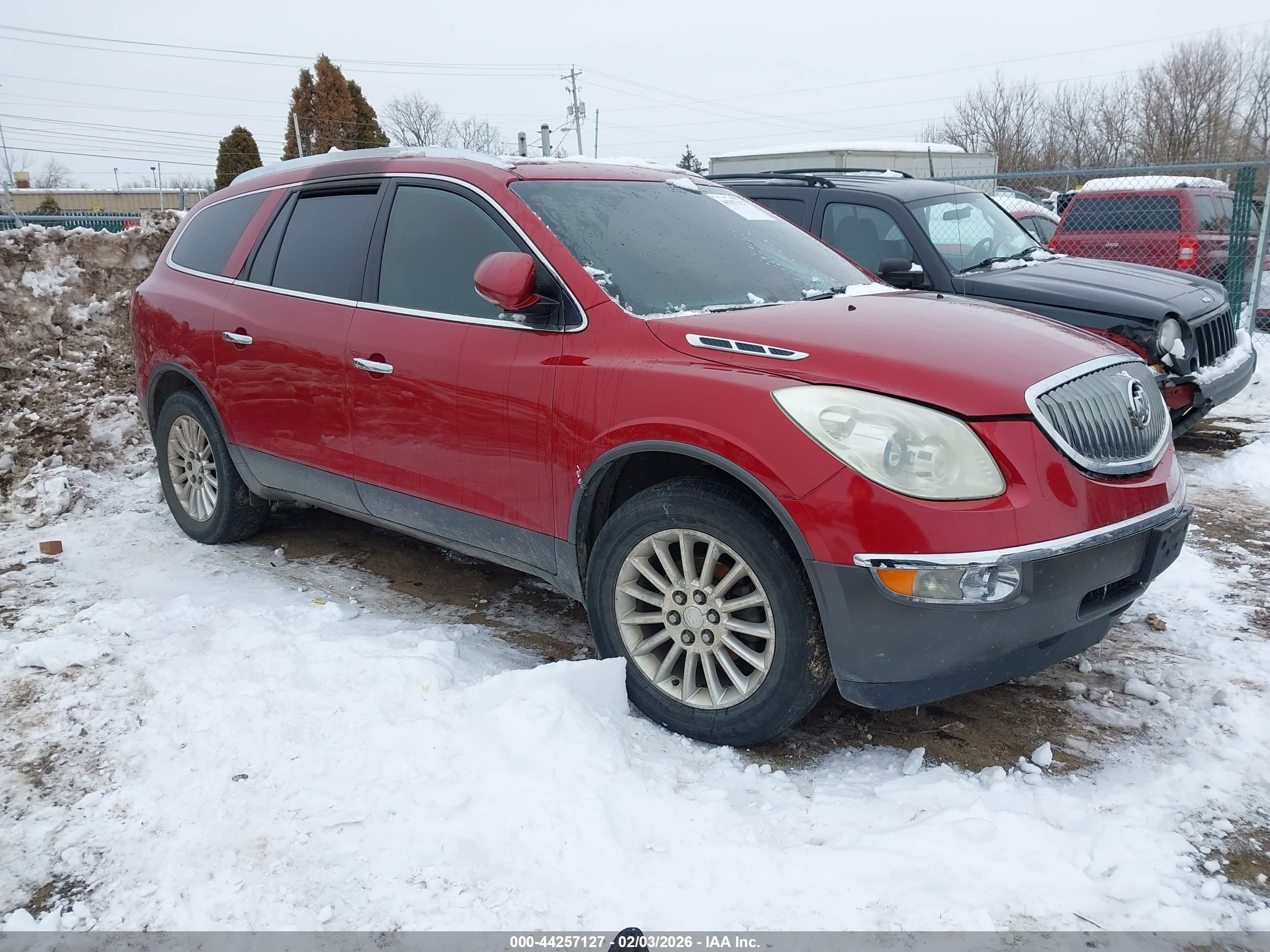 2012 Buick Enclave Leather, VIN 5GAKVCED0CJ251091 — Interior fire