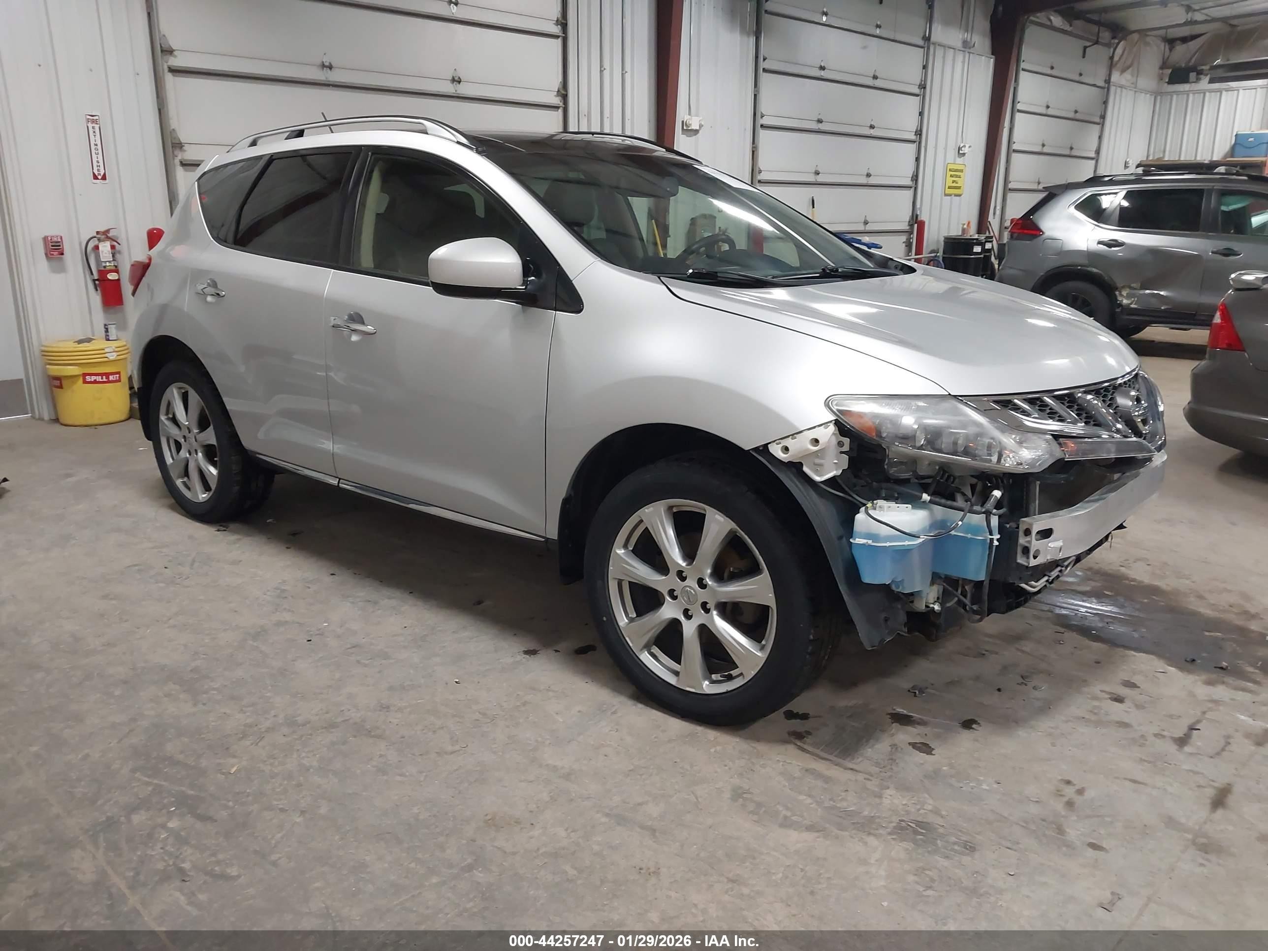 2012 Nissan Murano SL, VIN JN8AZ1MW6CW237385 — Front end