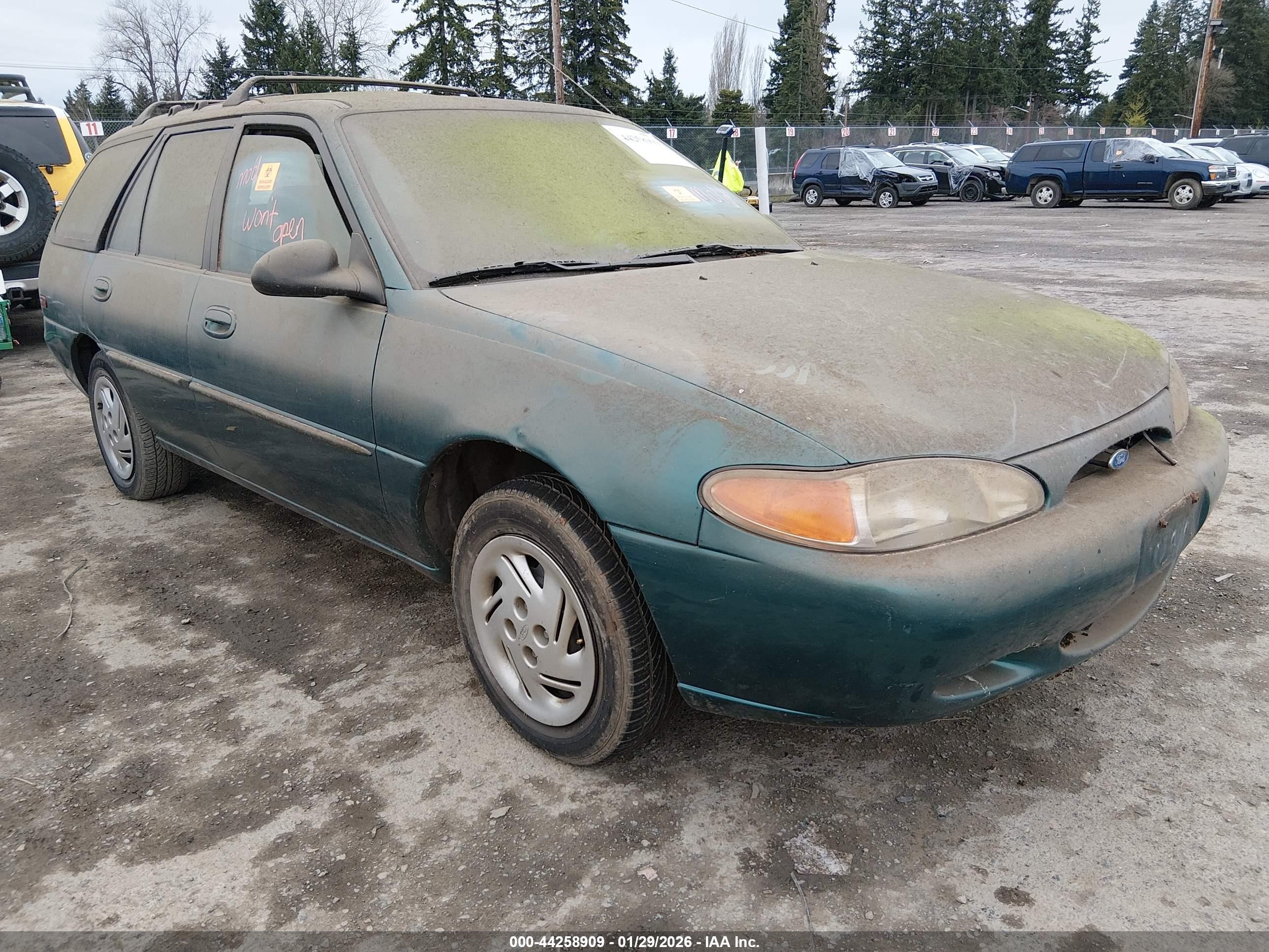 1997 Ford Escort LX, VIN 3FALP15P2VR120657 — Biohazard / chemical