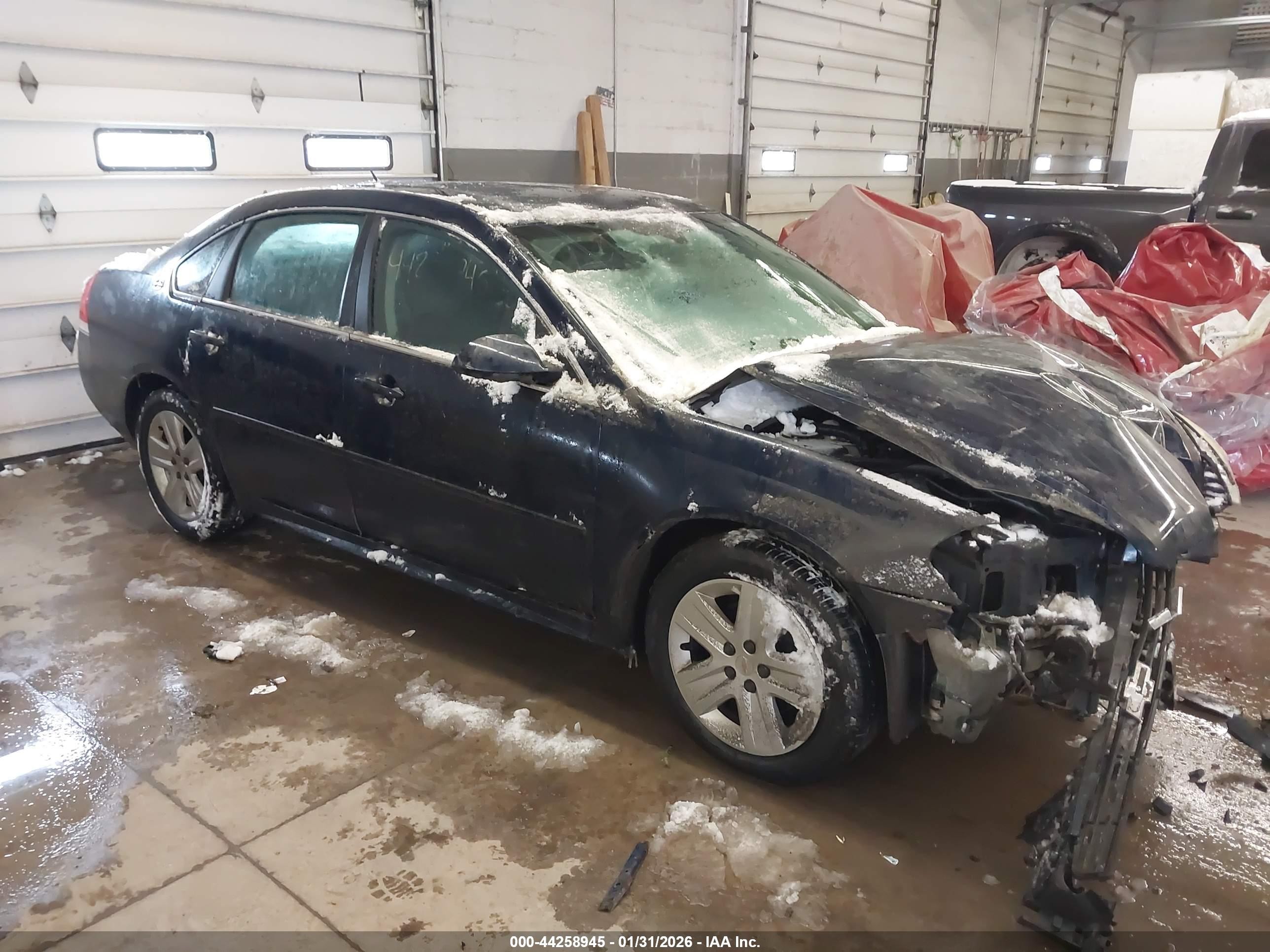 2010 Chevrolet Impala LS, VIN 2G1WA5EN3A1204959 — Front end