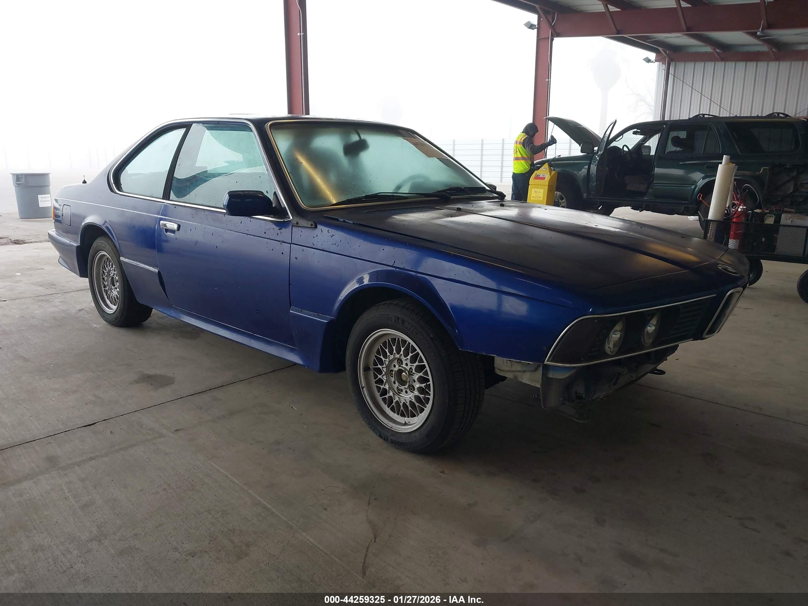 1987 BMW 6 Series 635CSi, VIN WBAEC8409H3265268 — Auction photo 1 of 6
