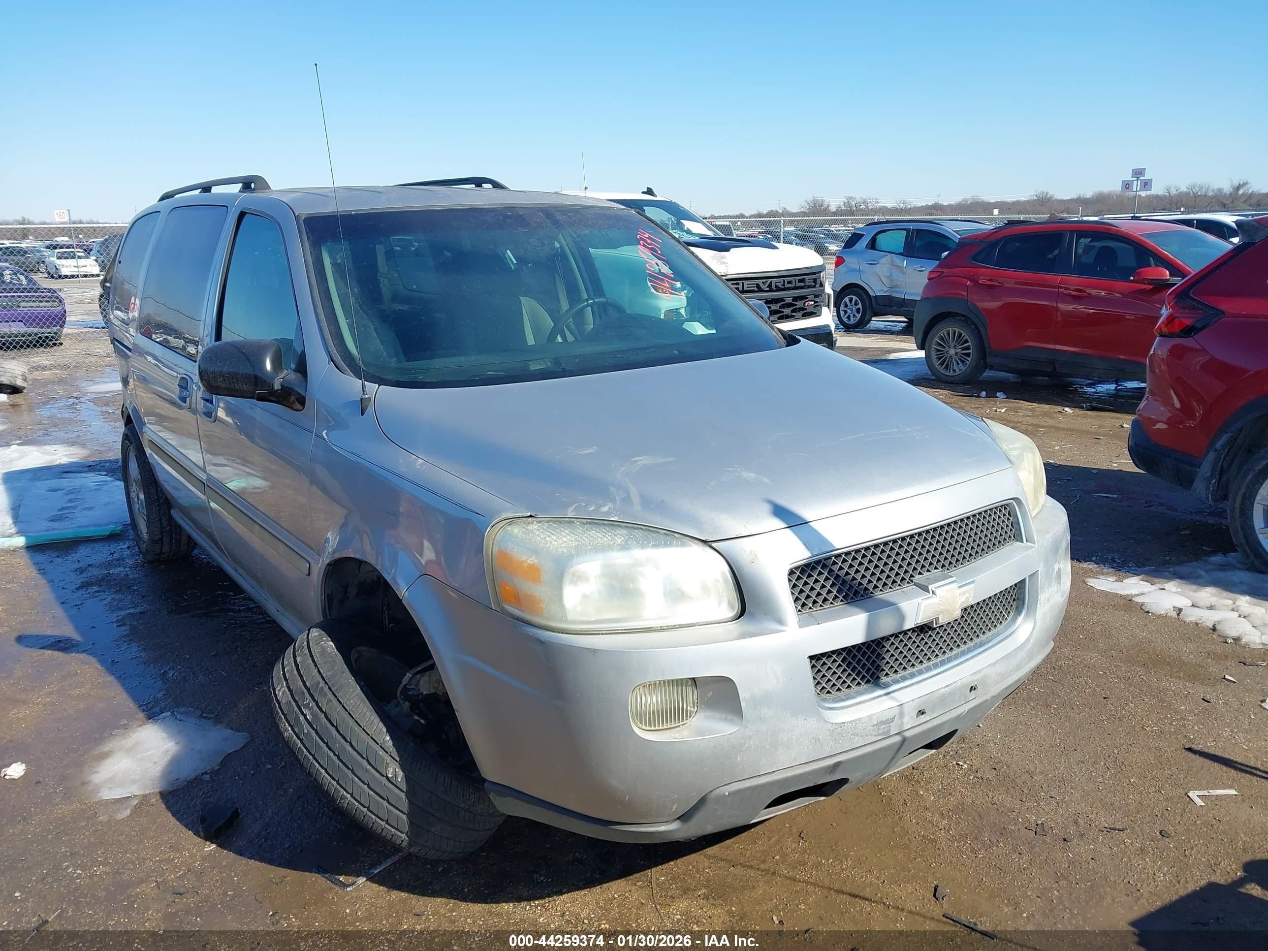 2005 Chevrolet Uplander LS, VIN 1GNDV23L25D268379 — Rear end