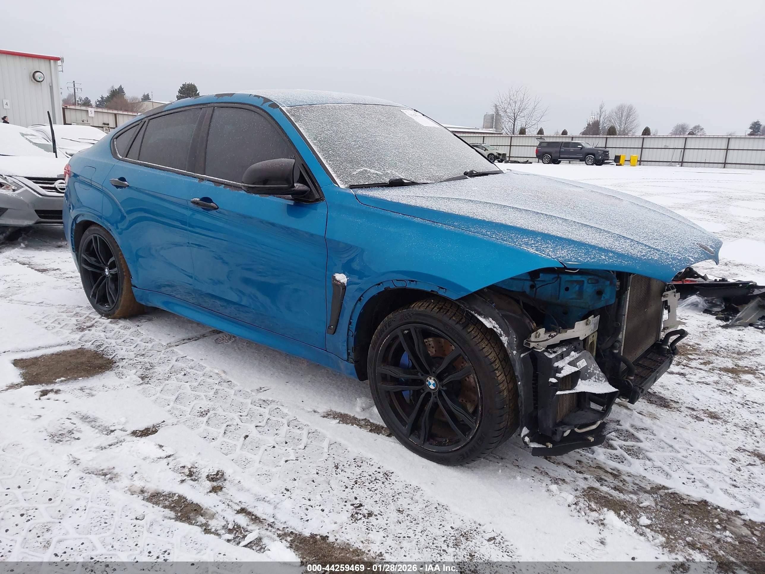 2017 BMW X6 M, VIN 5YMKW8C57H0U71756 — Front end