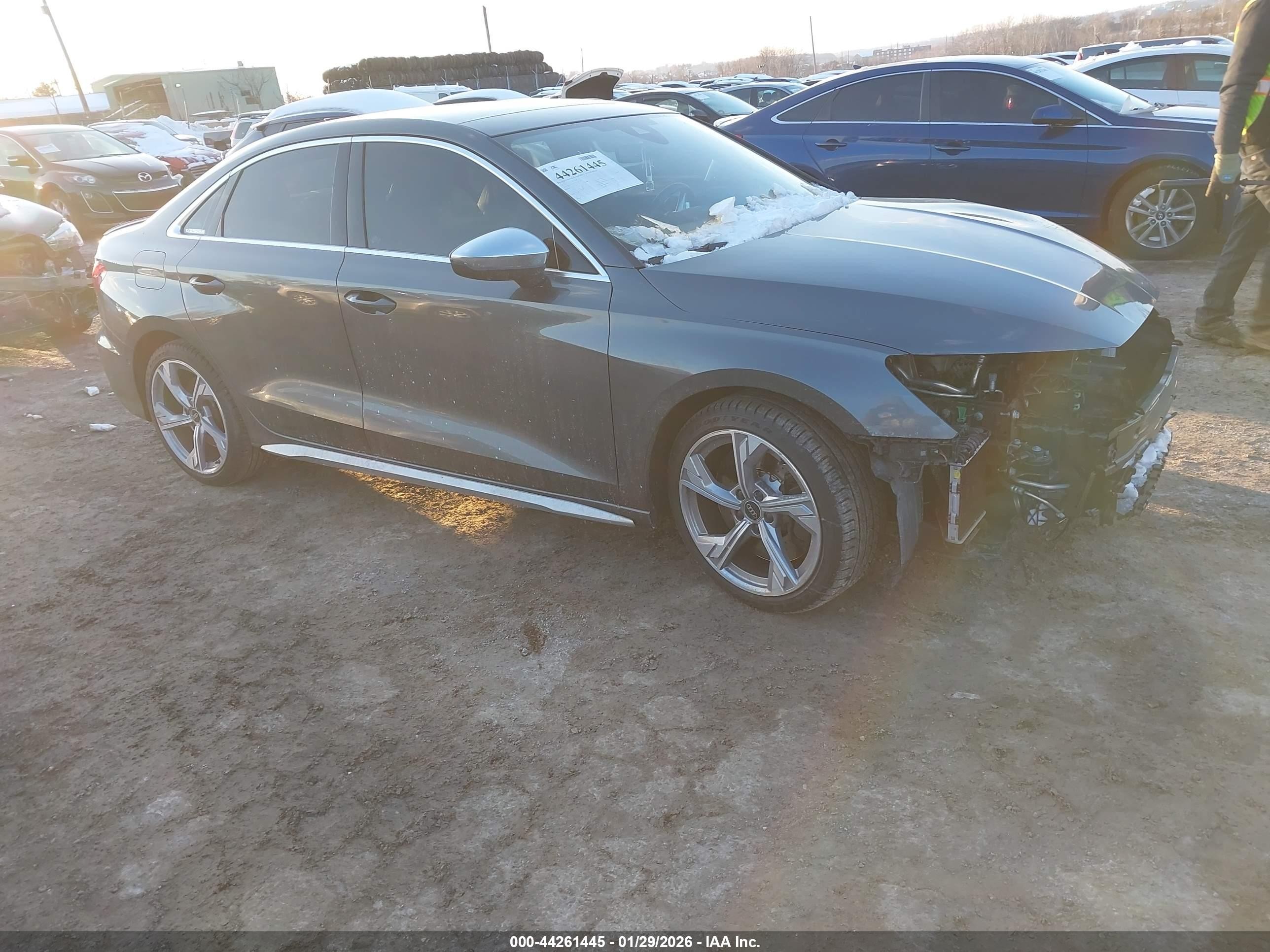 2023 Audi S3 Prestige, VIN WAUJ3DGY1PA033881 — Перед